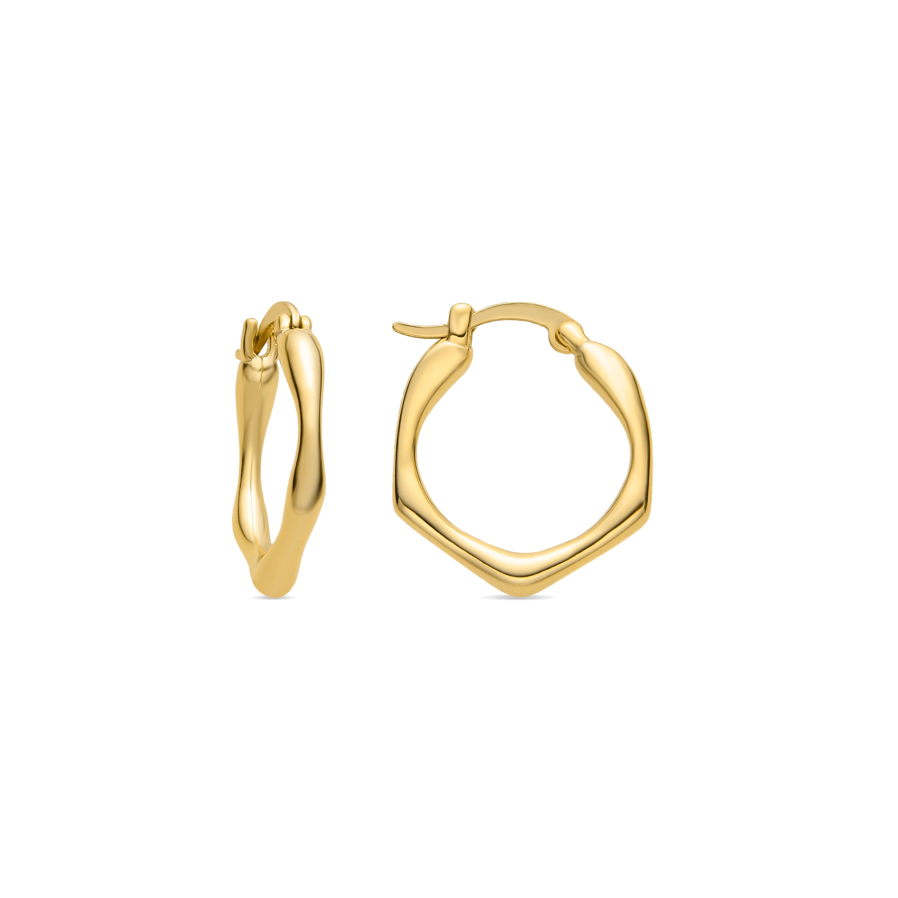 Pendientes acabado oro 18K - Watyo