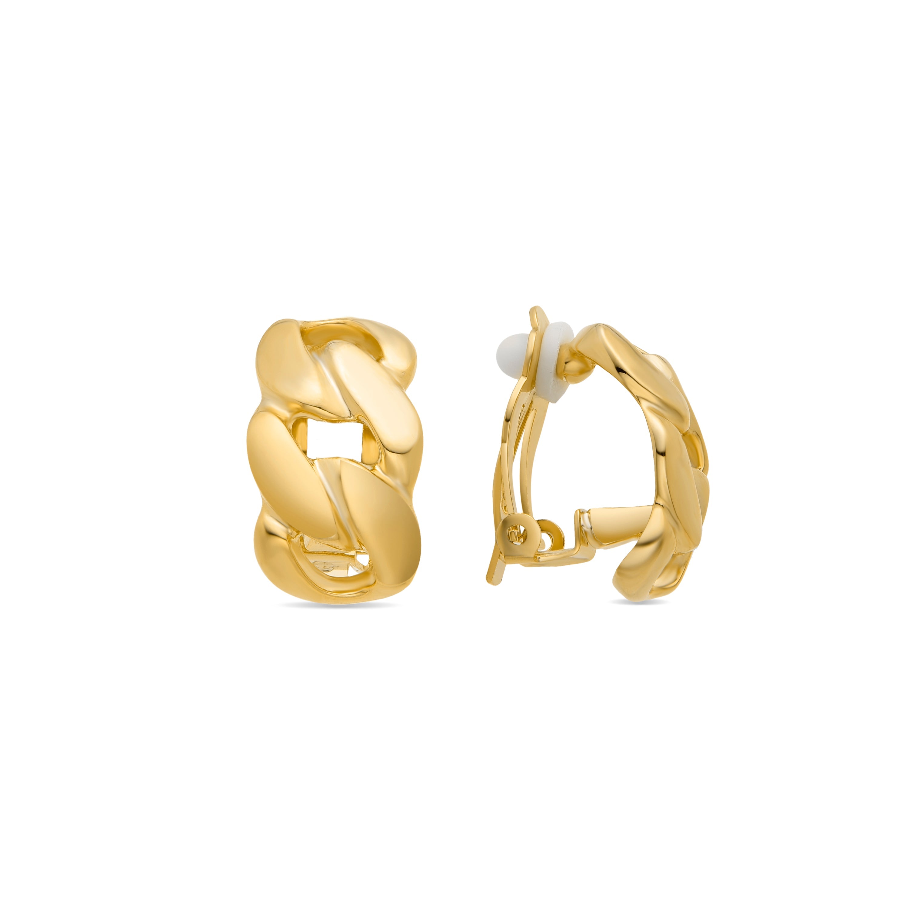 Pendientes acabados en oro amarillo 18K - Raner