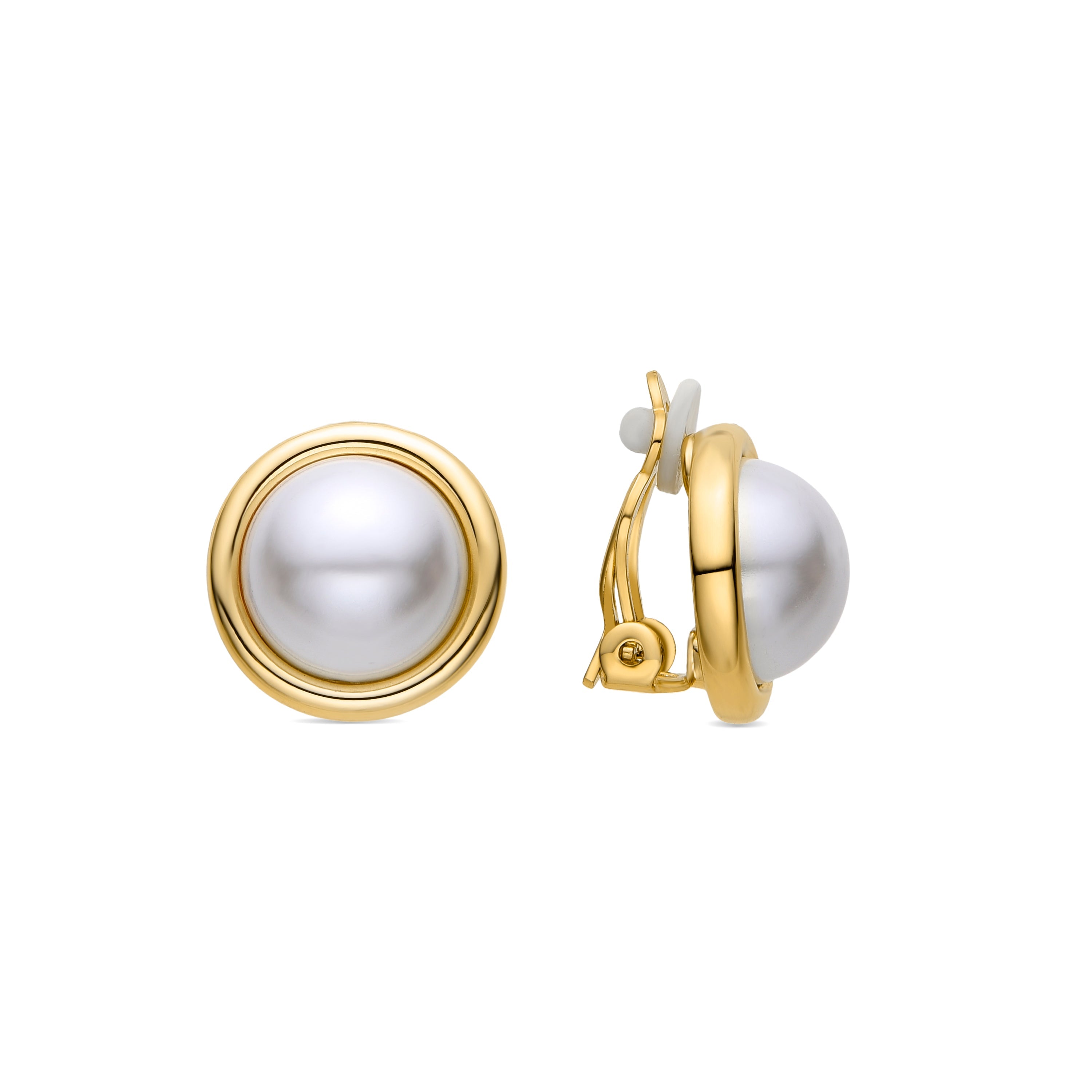 Pendientes acabados en oro amarillo 18K - Adriel