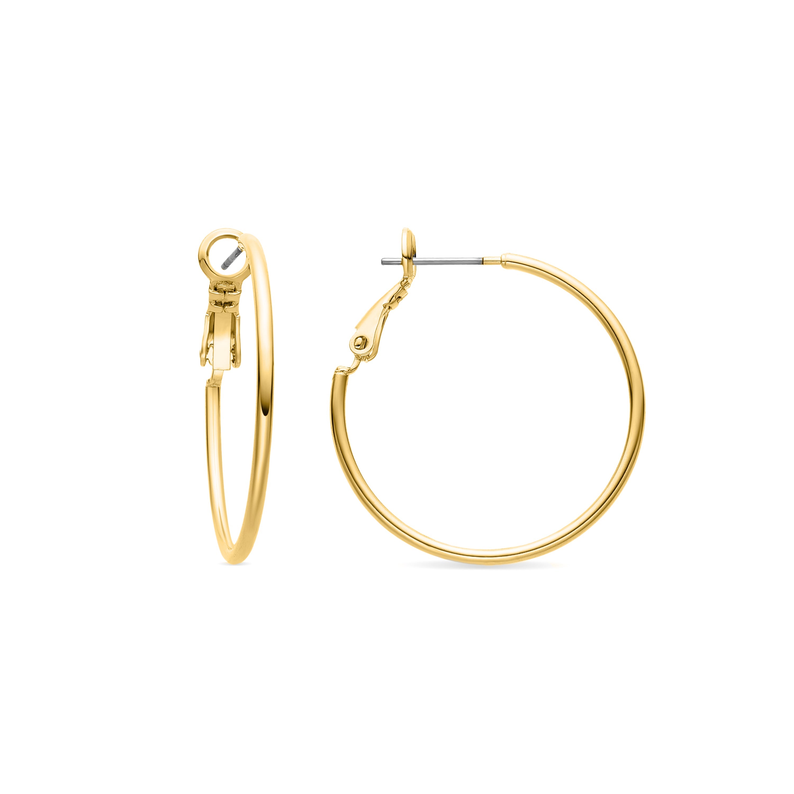 Pendientes acabados en oro amarillo 18K - Kelxo