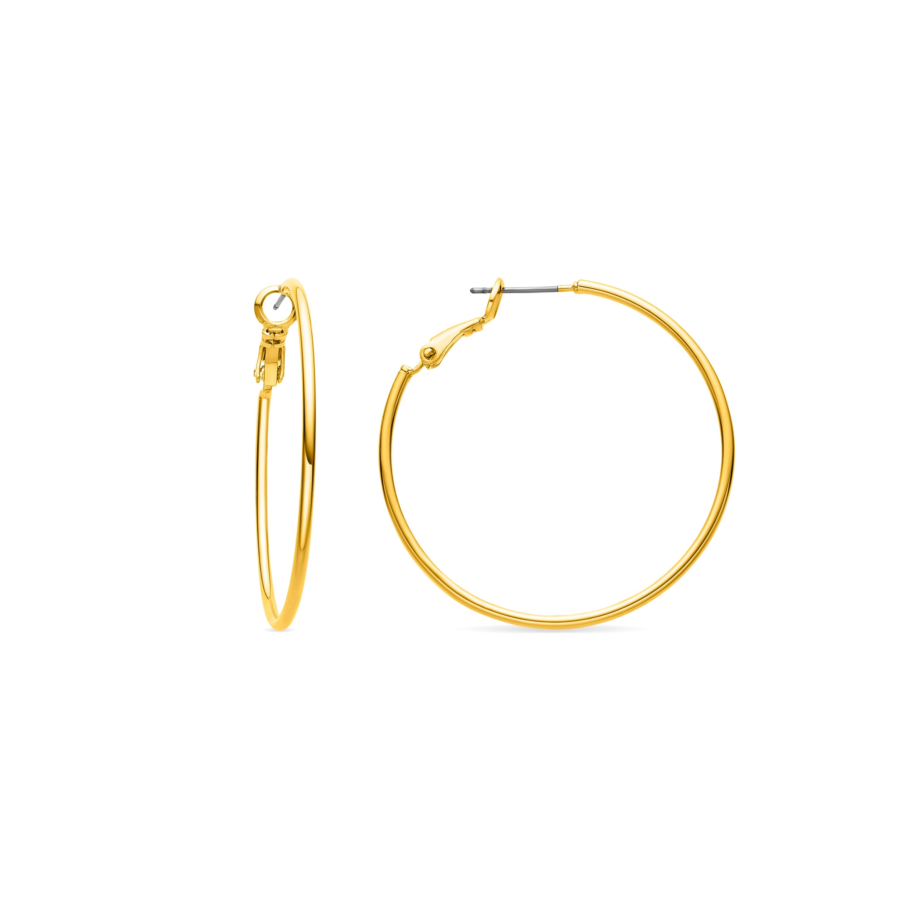 Pendientes acabados en oro amarillo 18K - Kelxo