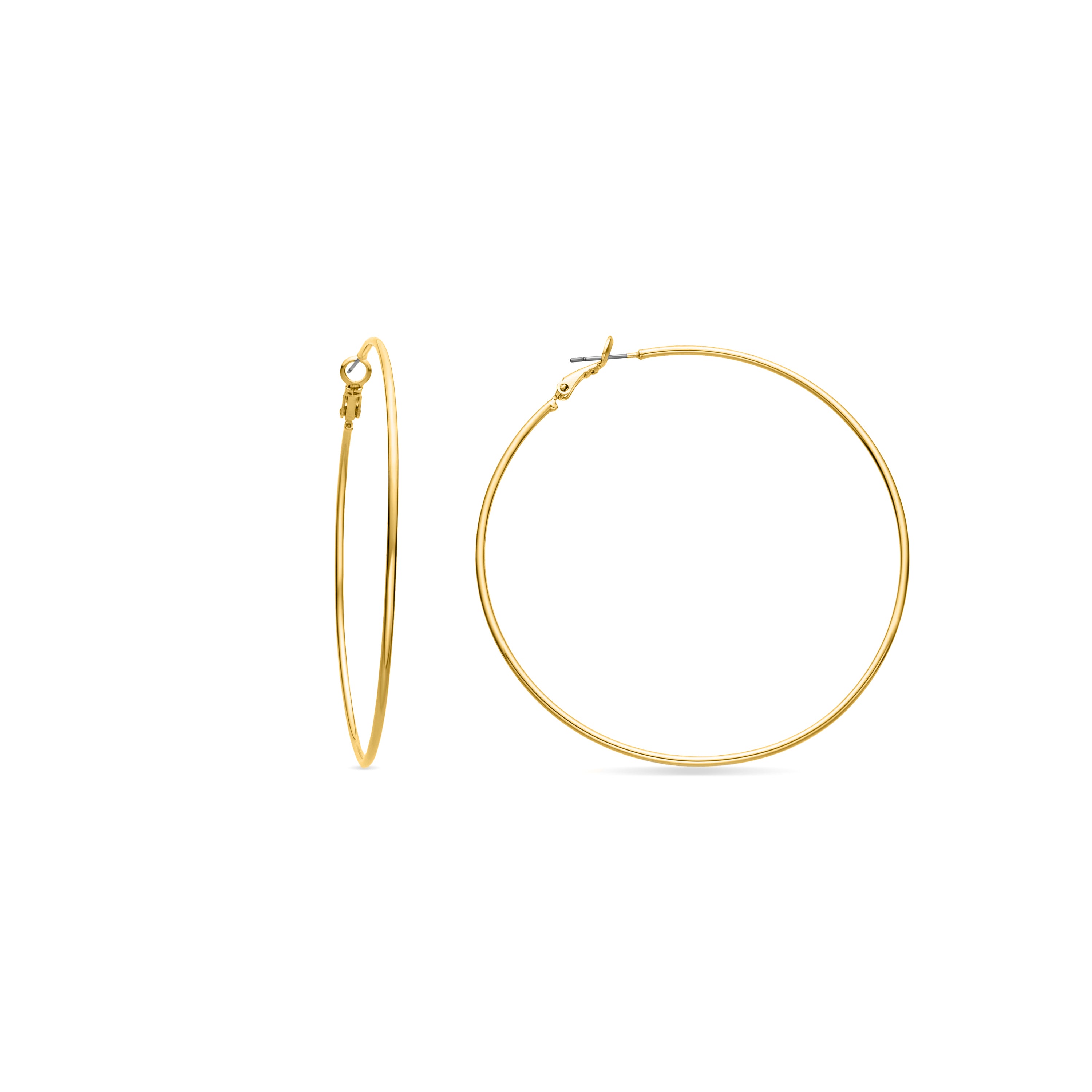 Pendientes acabados en oro amarillo 18K - Kelxo