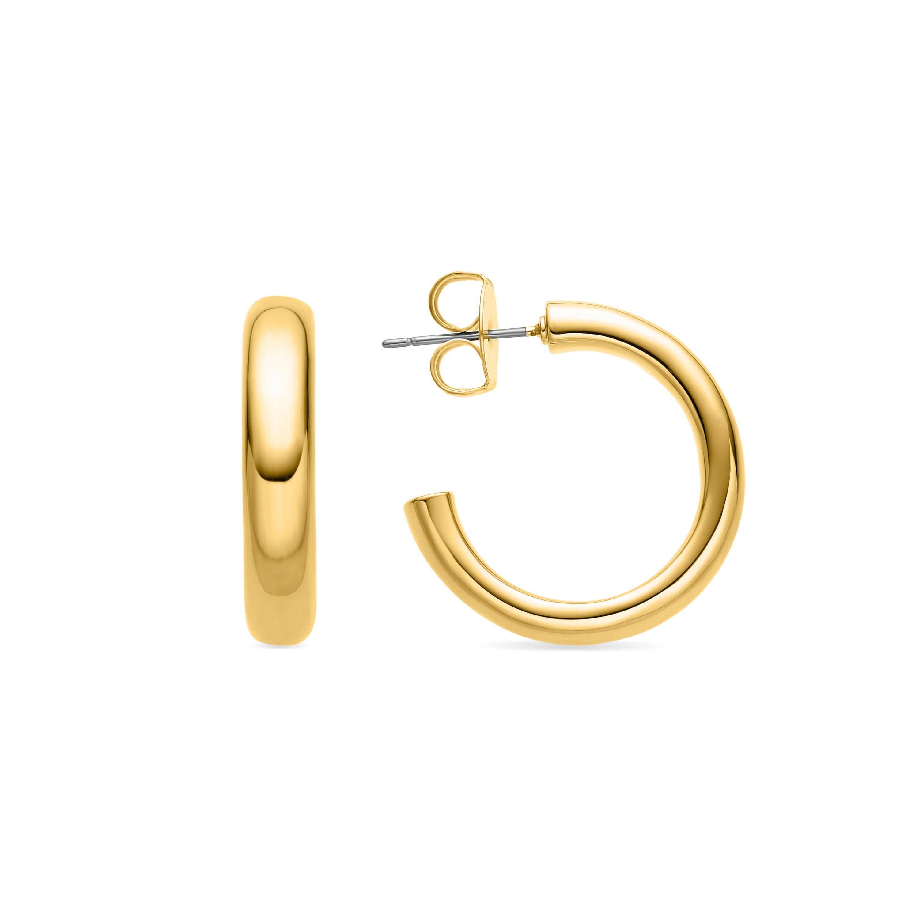 Pendientes acabados en oro amarillo 18K - Difie