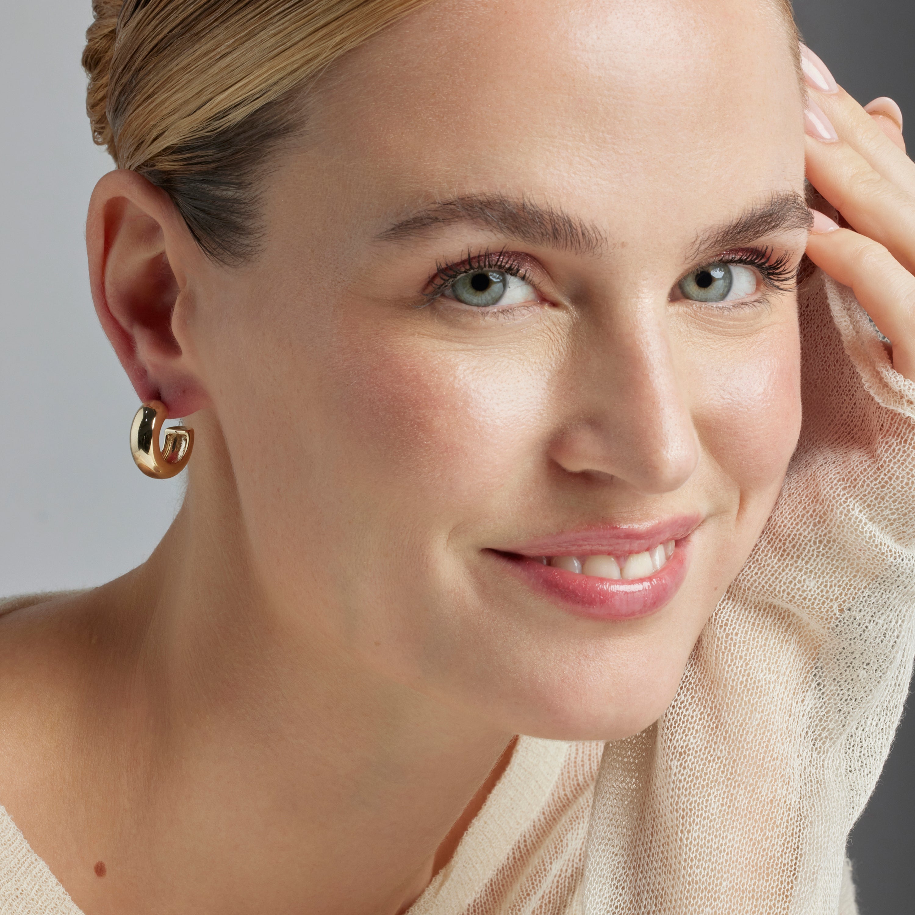 Pendientes acabado oro 18K - Dalra