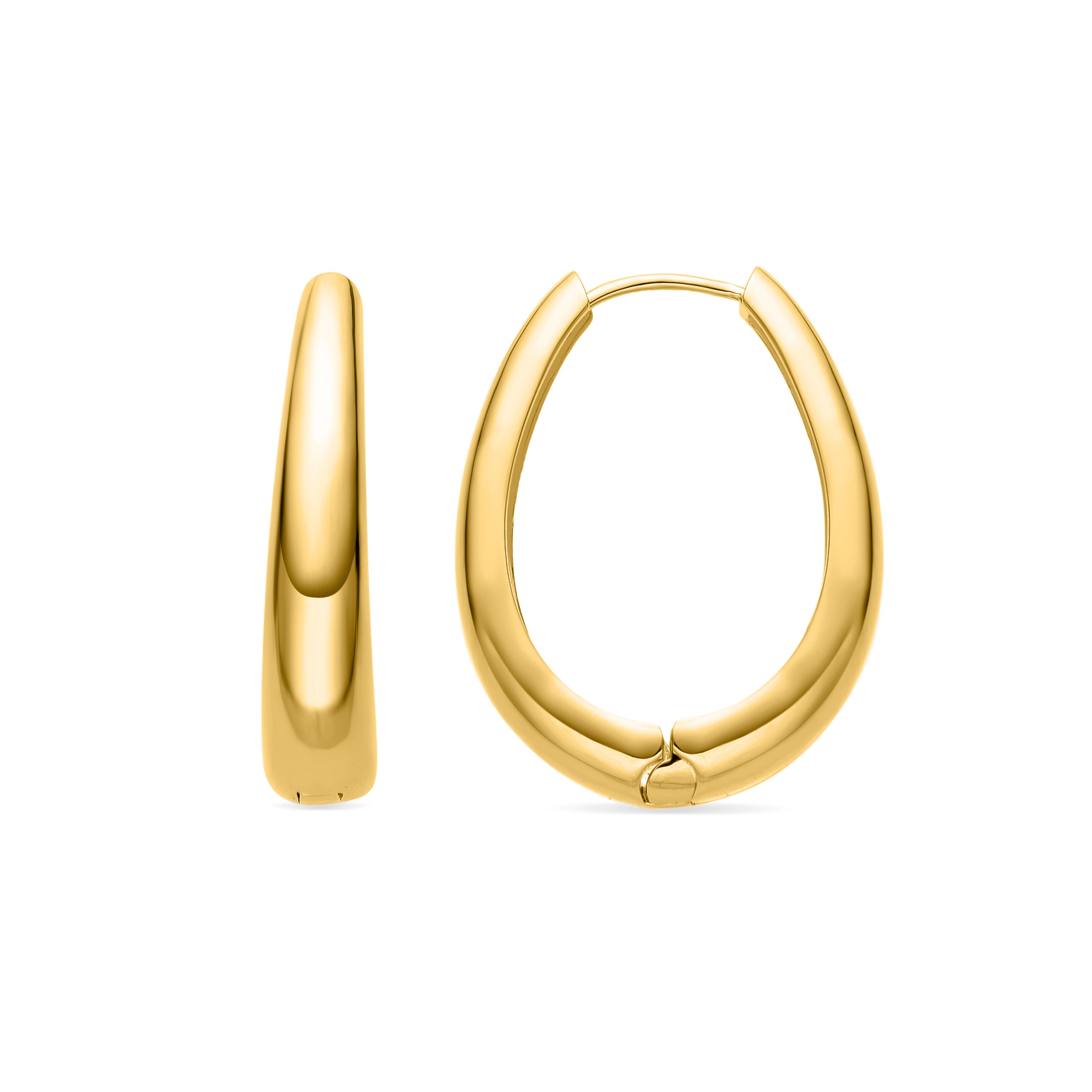 Pendientes acabado oro 18K - Aima