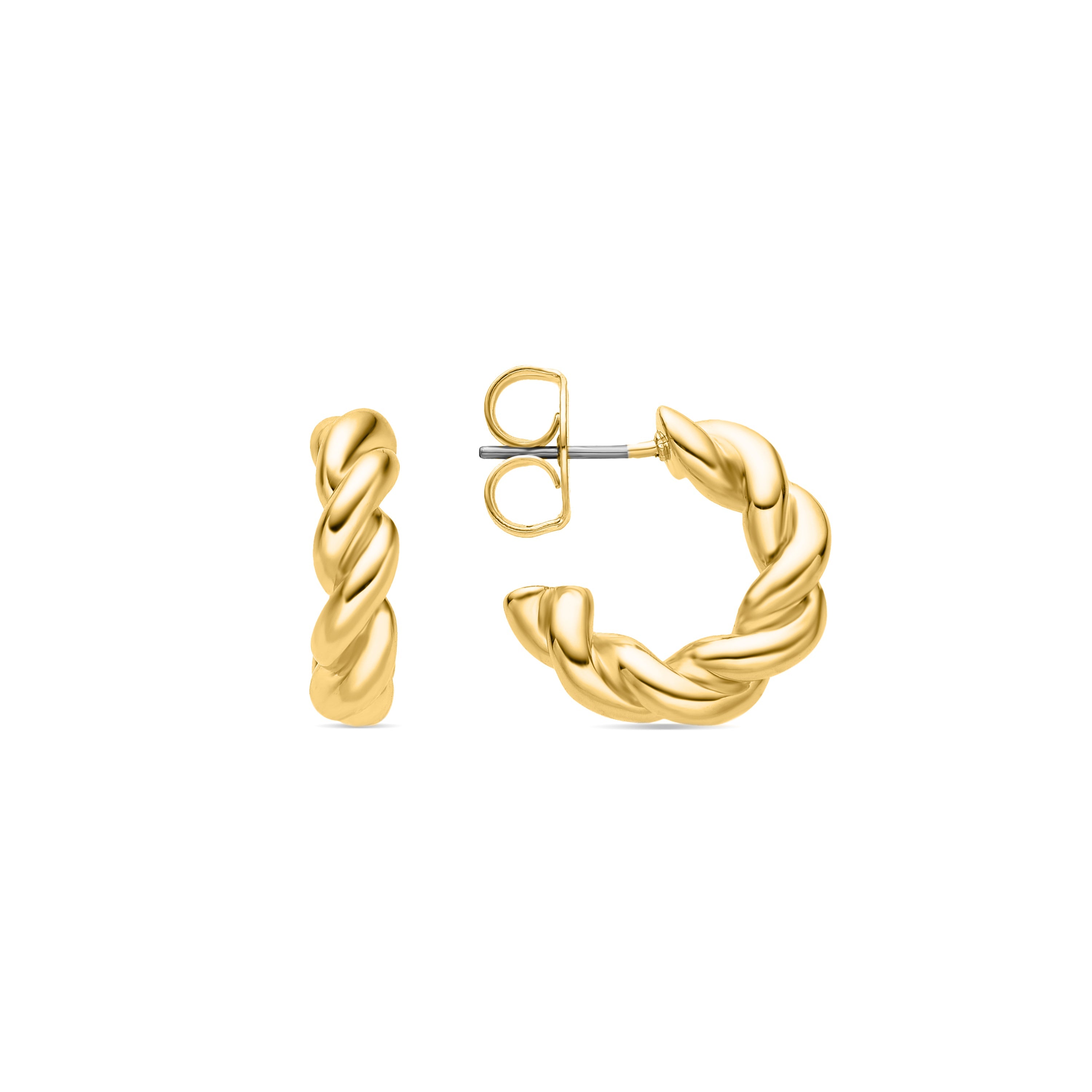 Pendientes acabado oro 18K - Izo