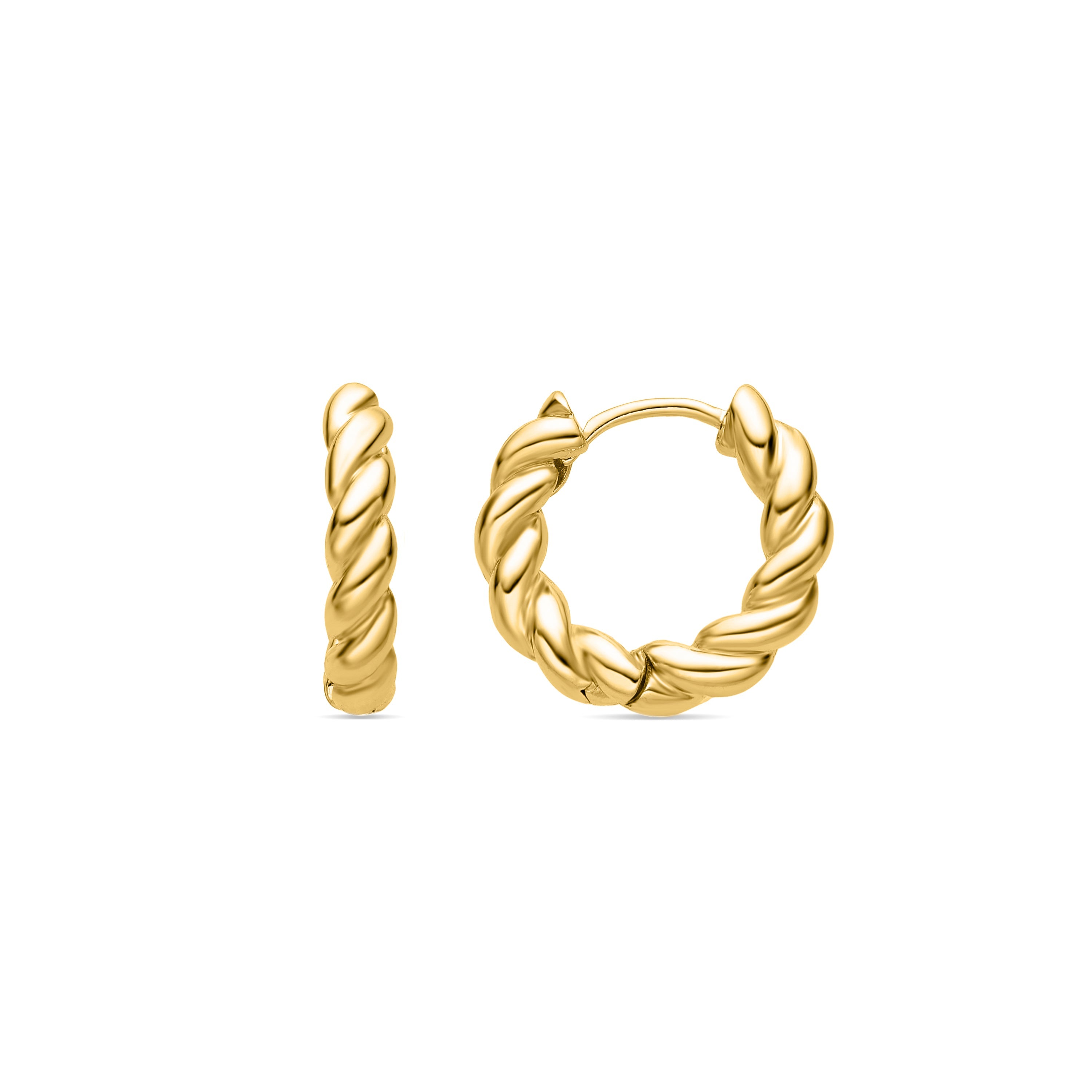 Pendientes acabado oro 18K - Tansit