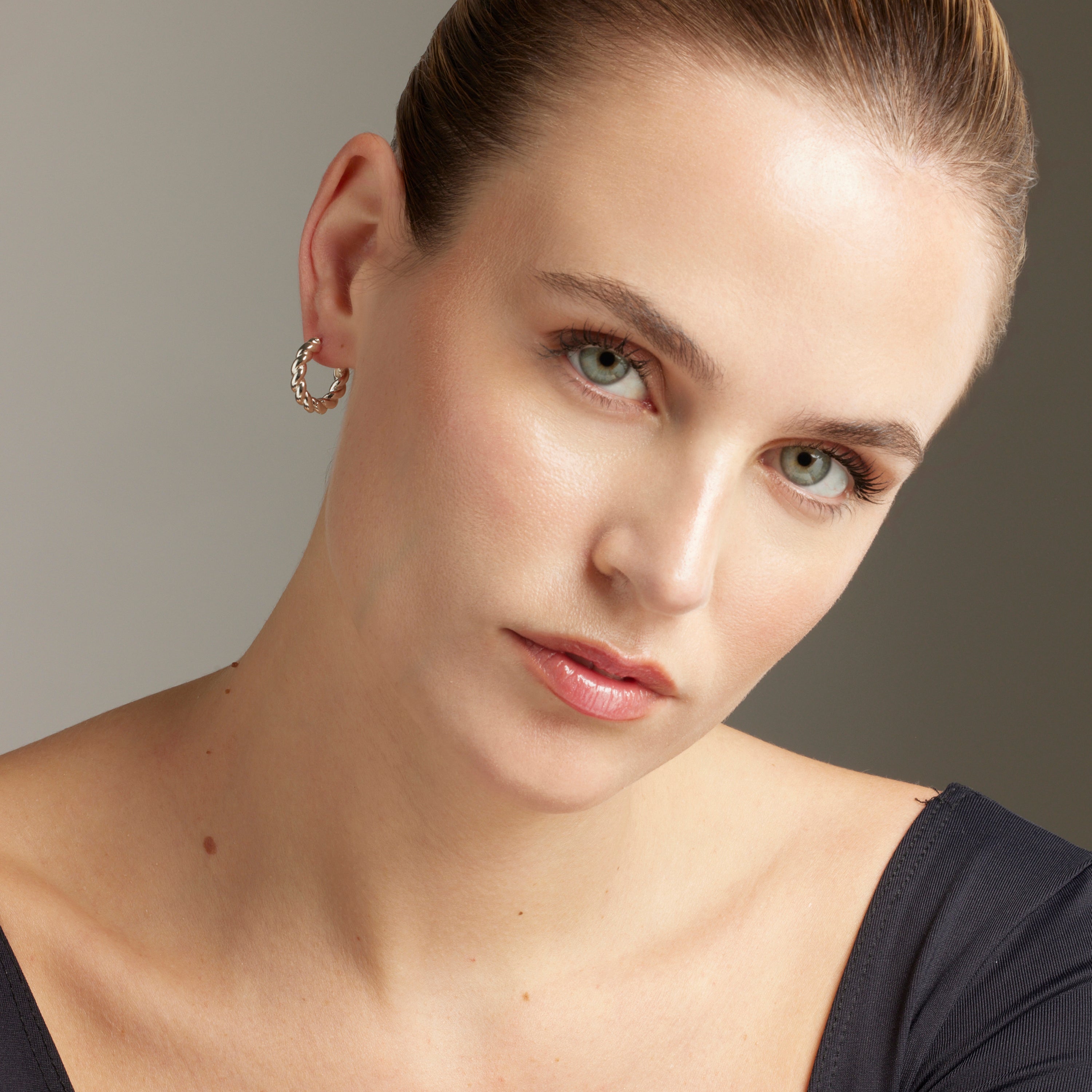 Pendientes acabado oro 18K - Tansit