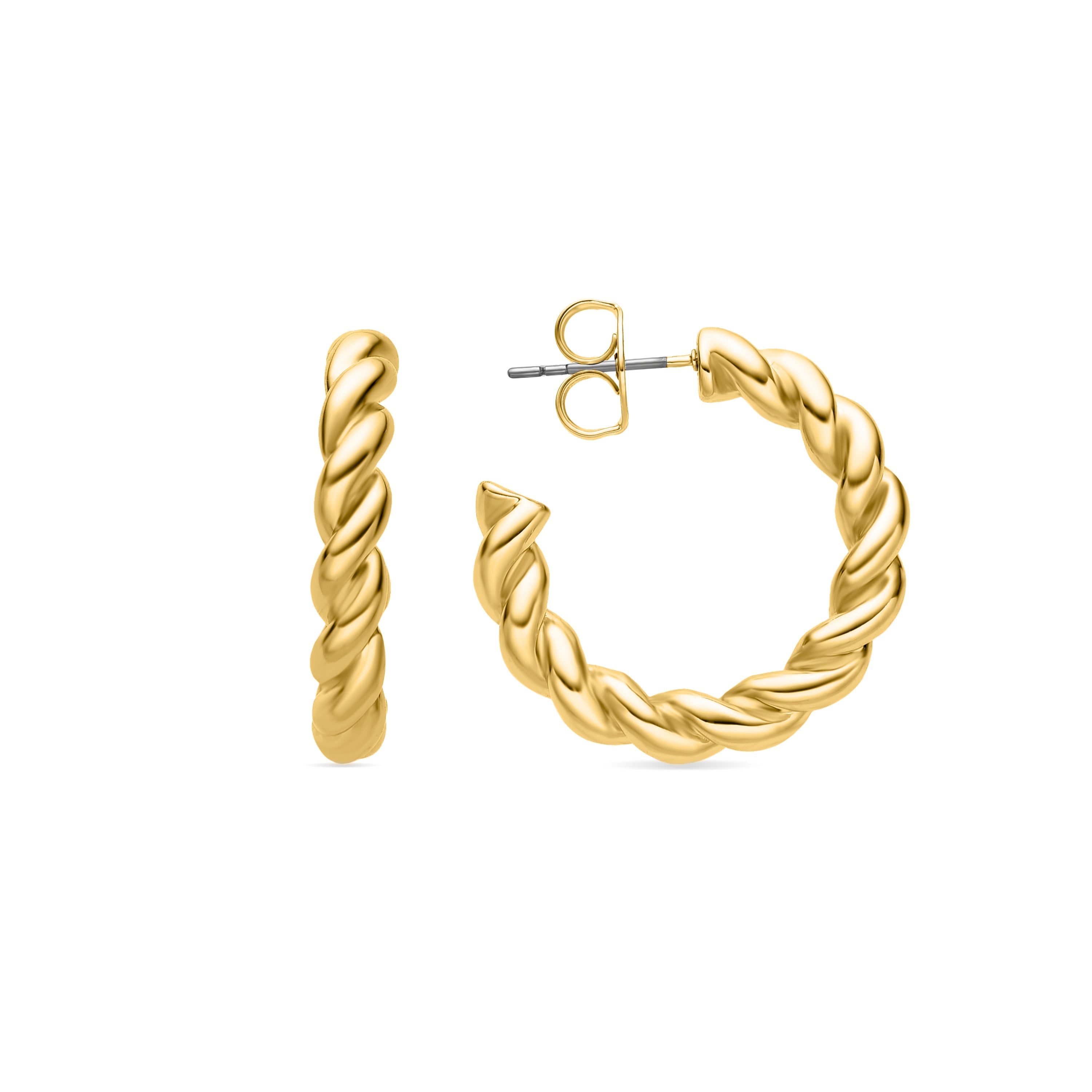 Pendientes acabado oro 18K - Imcaki