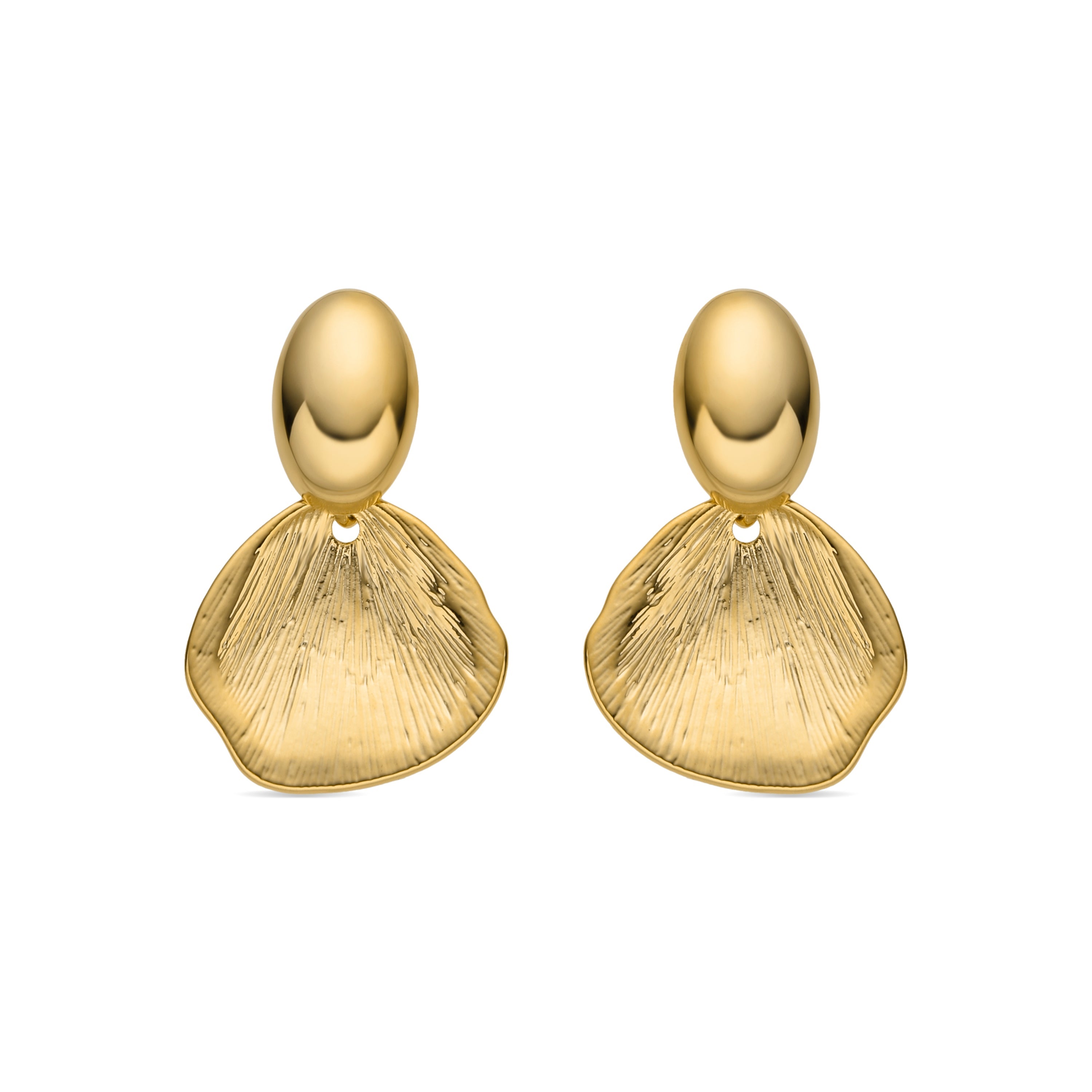 Pendientes acabado oro 18k - Ondex