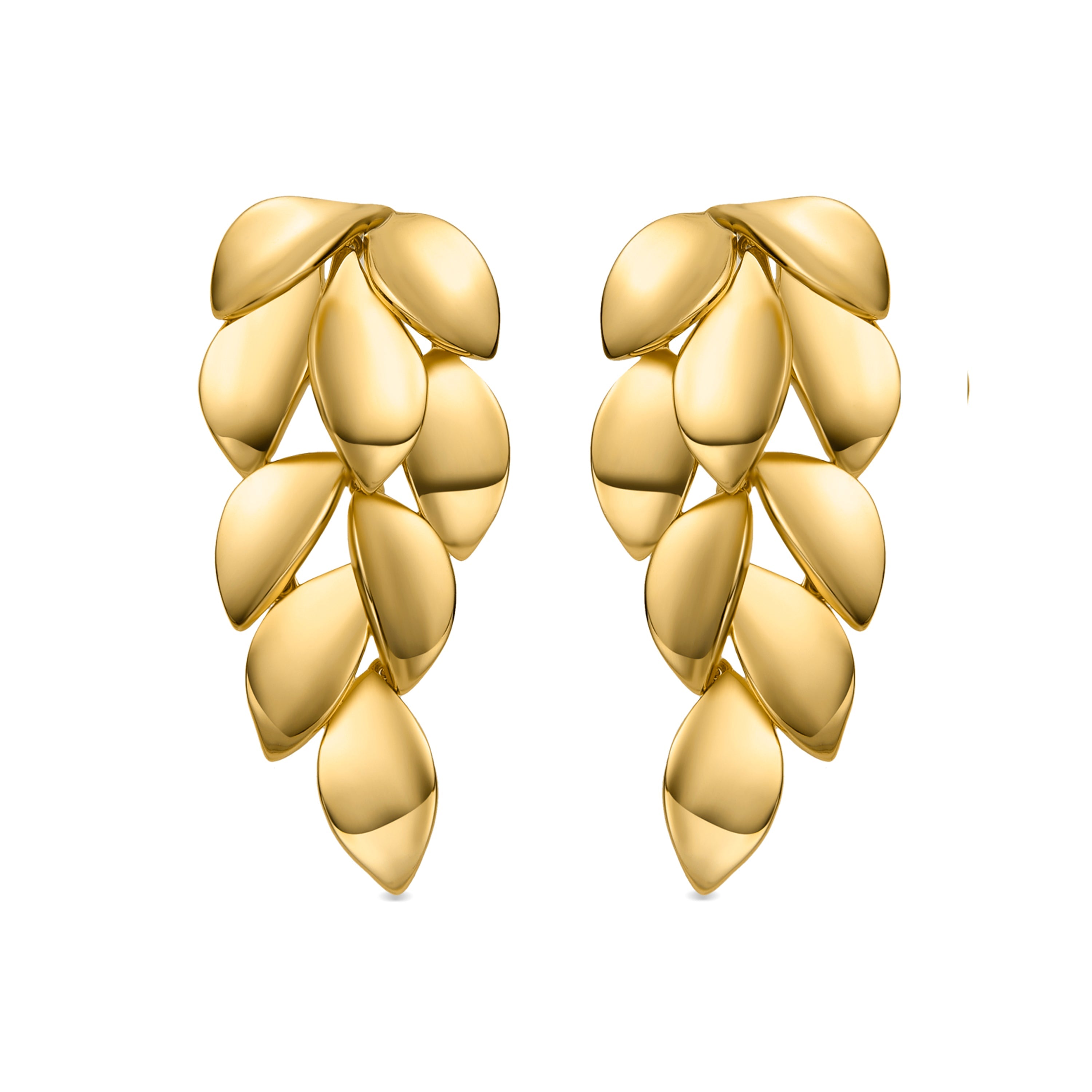 Pendientes acabado oro 18k - Nafir