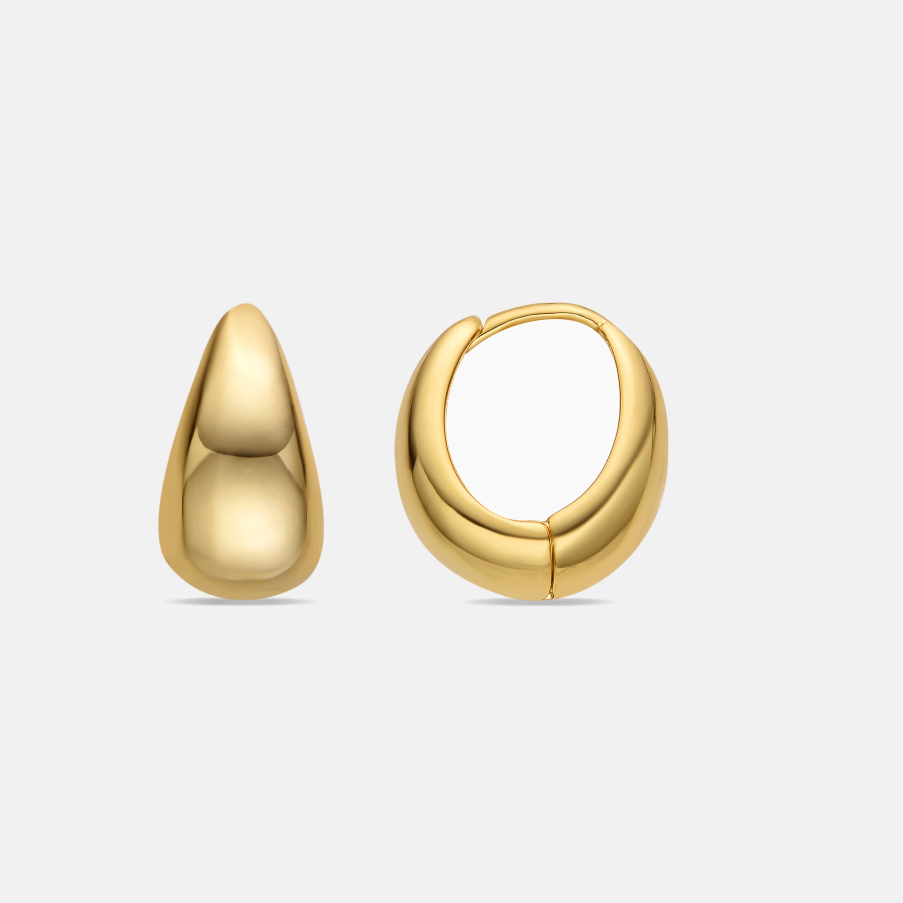 18k gold finish earrings - Mickra