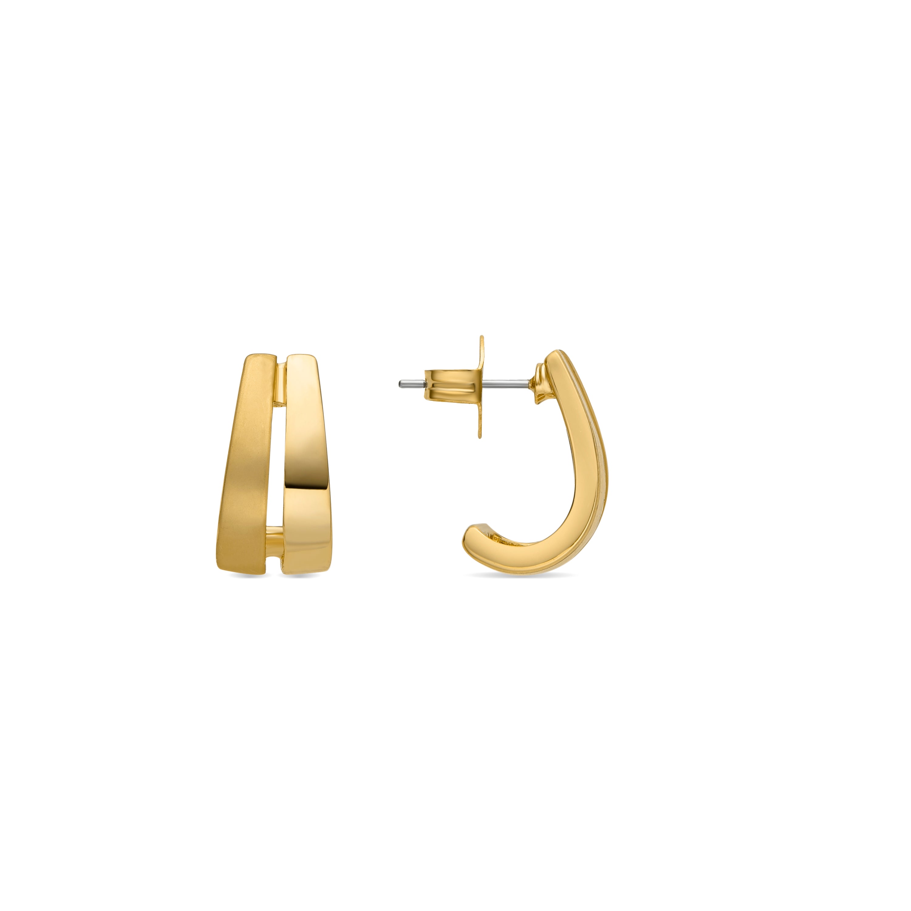 Pendientes acabado oro 18k - Oirfan