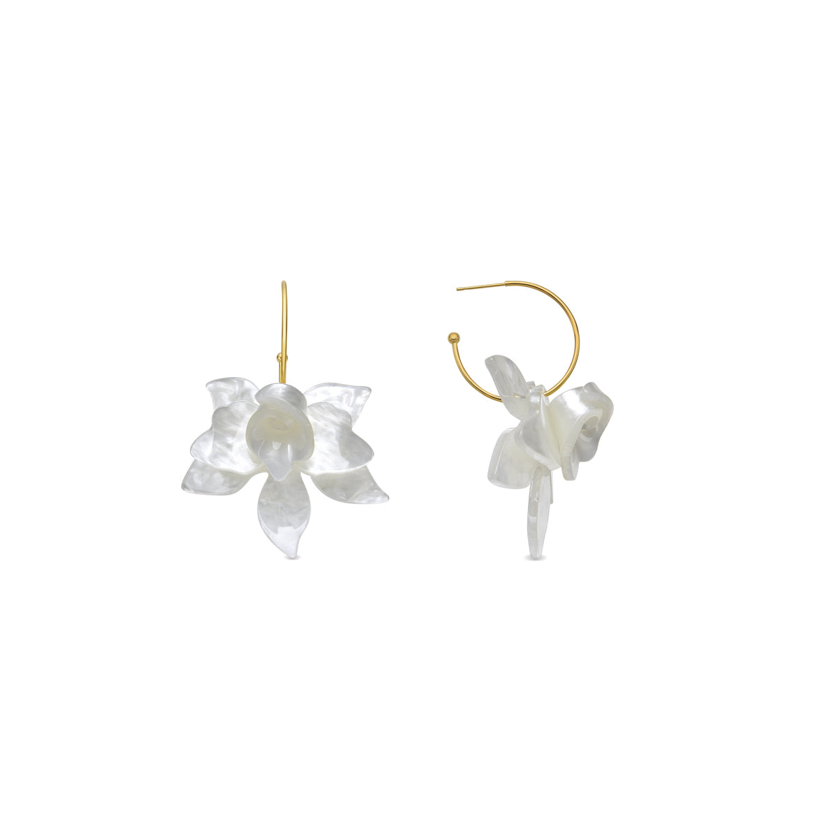 Pendientes Warya acabado oro amarillo de 18k