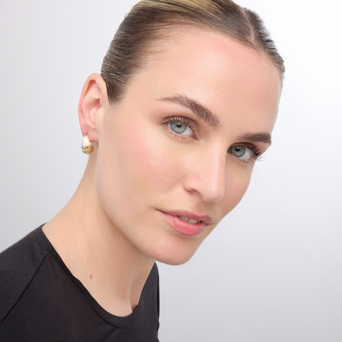 Pendientes acabado oro amarillo de 18k - Overin