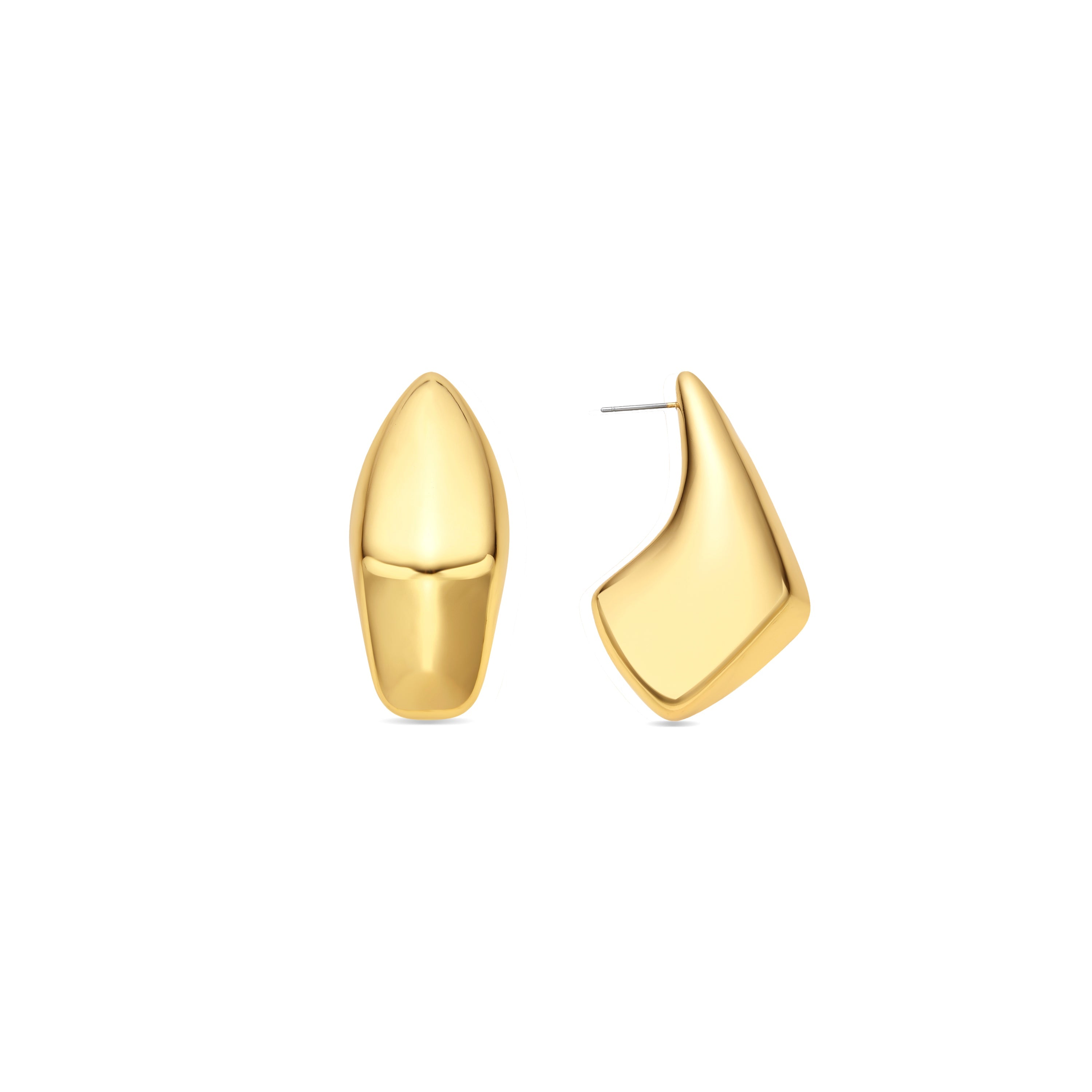 Pendientes acabado oro amarillo de 18k - Hilga