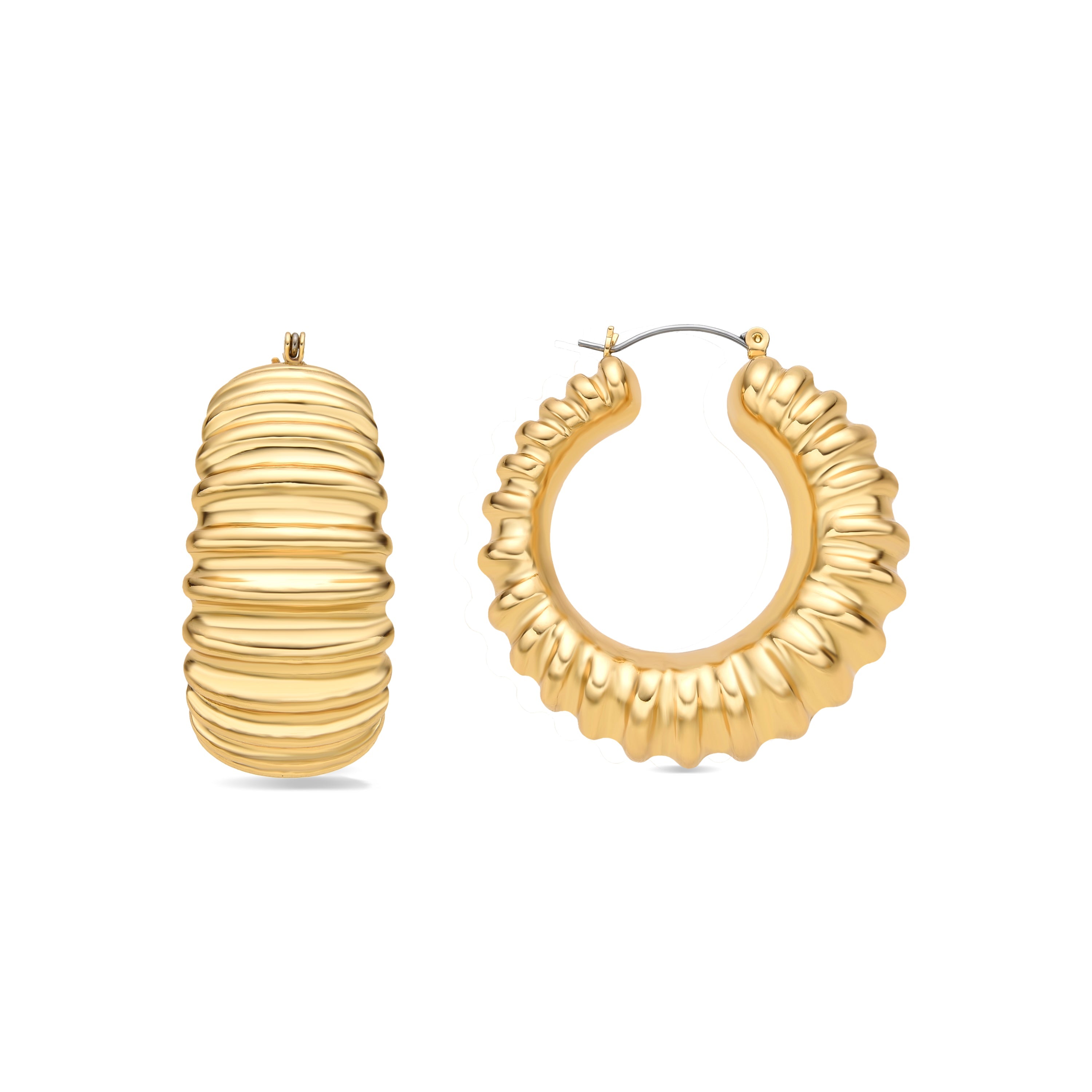 Pendientes acabado oro amarillo de 18k - Muewa