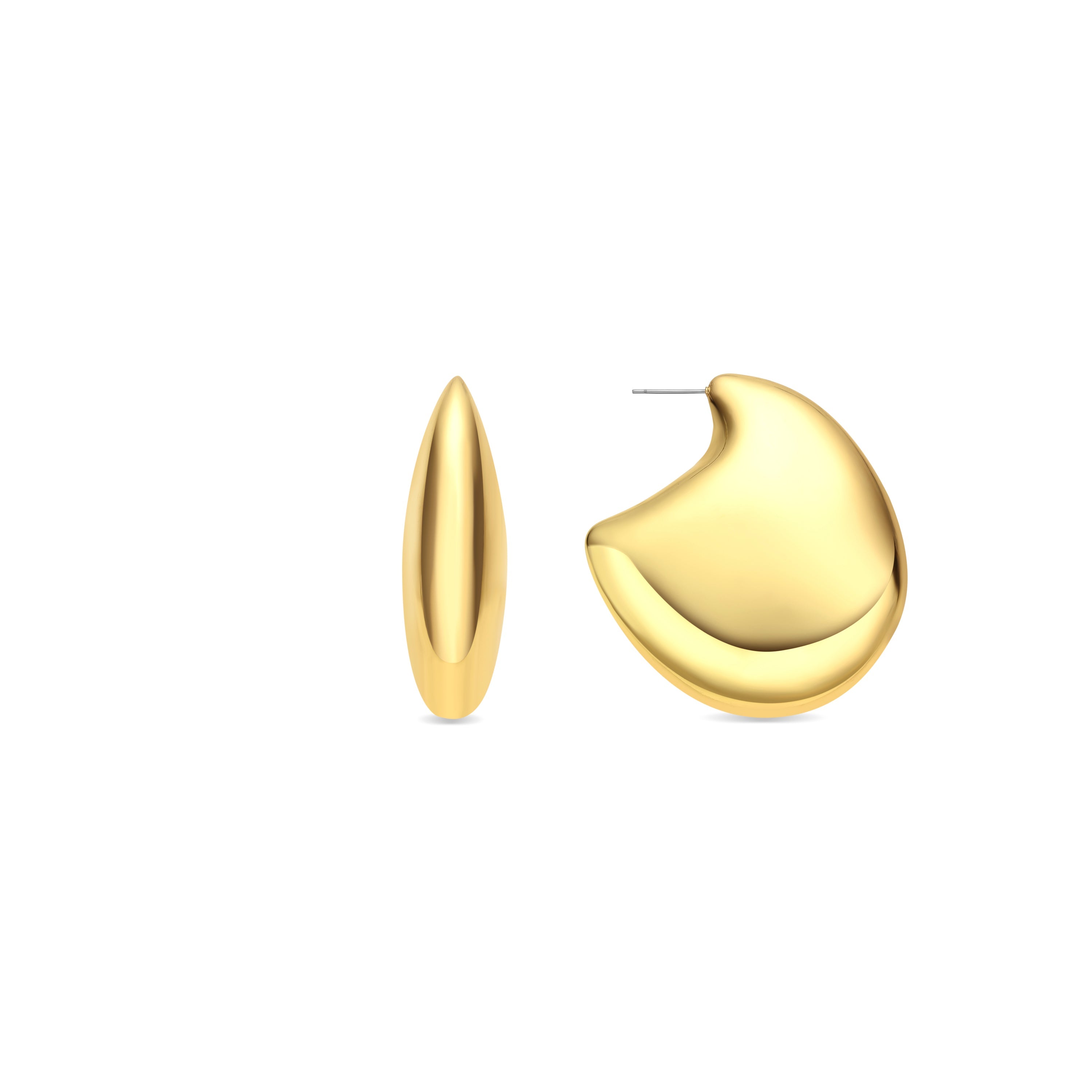 Pendientes acabado oro amarillo de 18k - Ziban