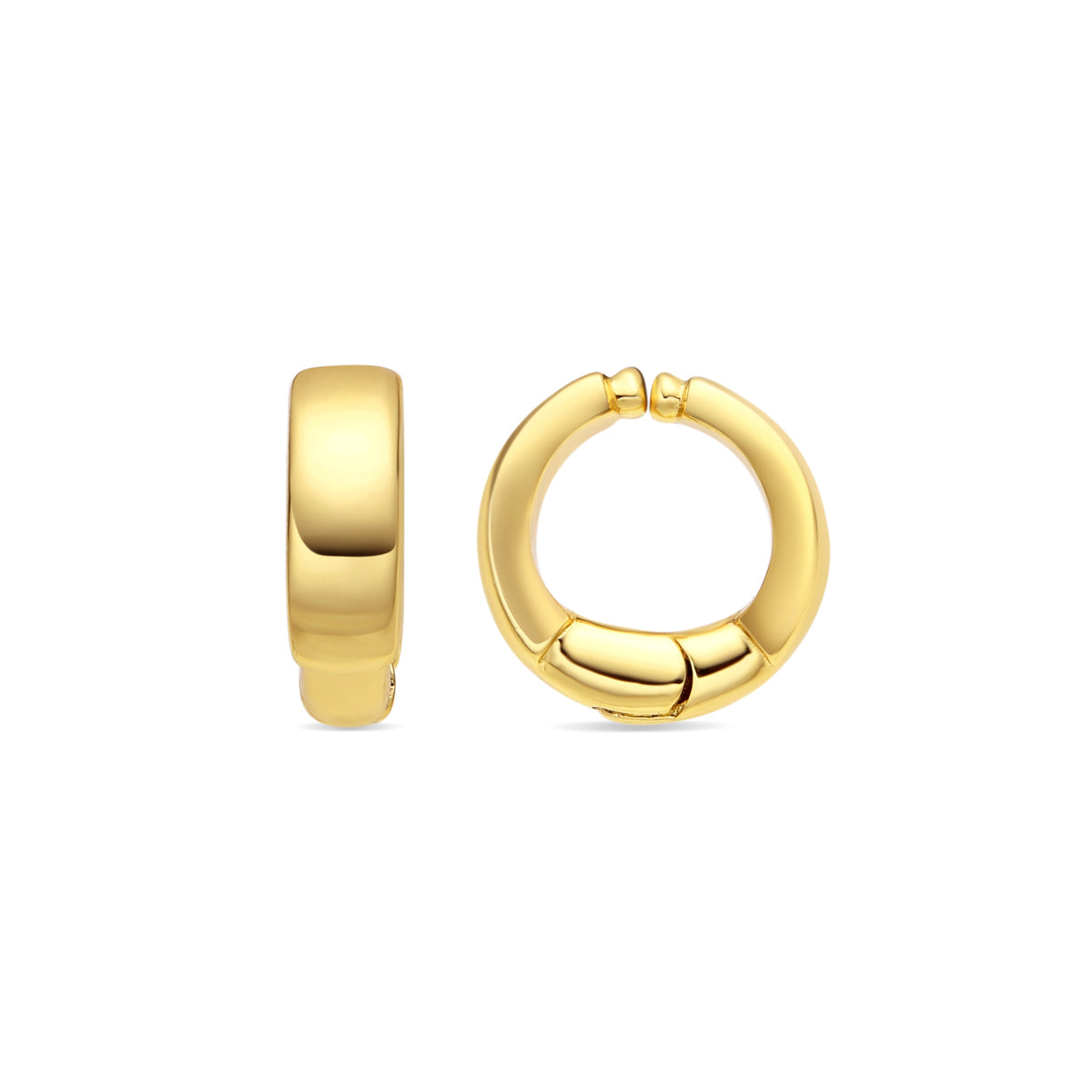 Pendientes acabado oro 18k - Iko