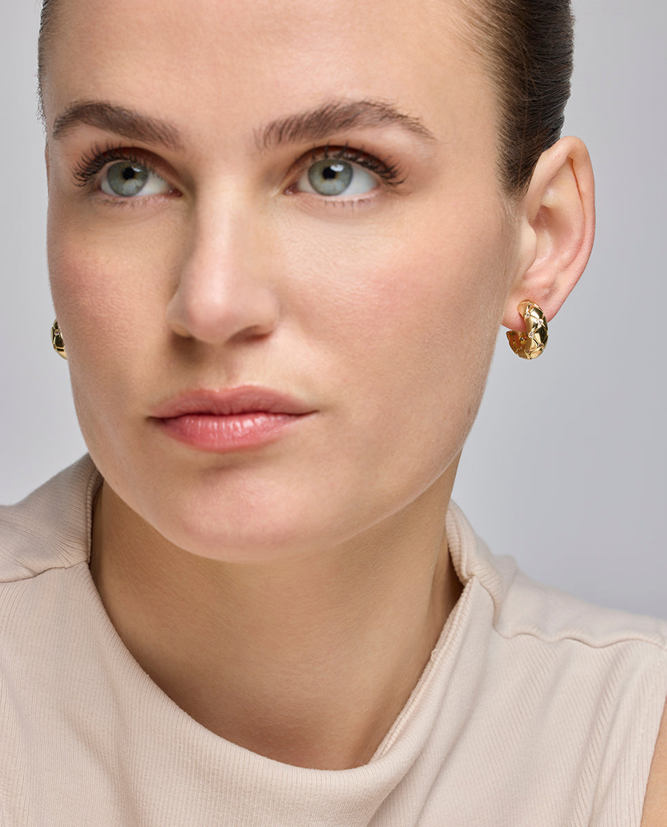 Ohrringe 18k Gold-Finish - Rakhon