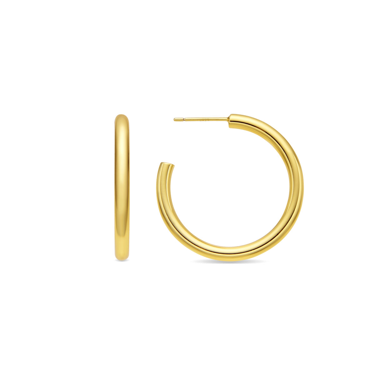 Ohrringe 18k Gold-Finish - Hudak