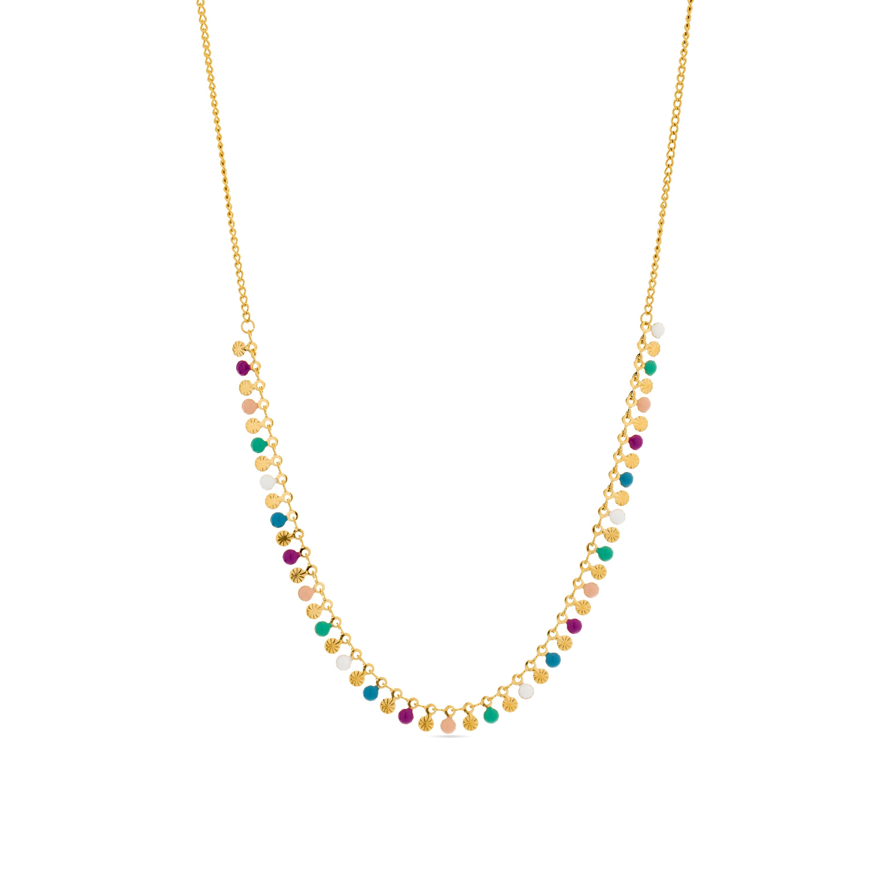 18K yellow gold finished collar - Haraim