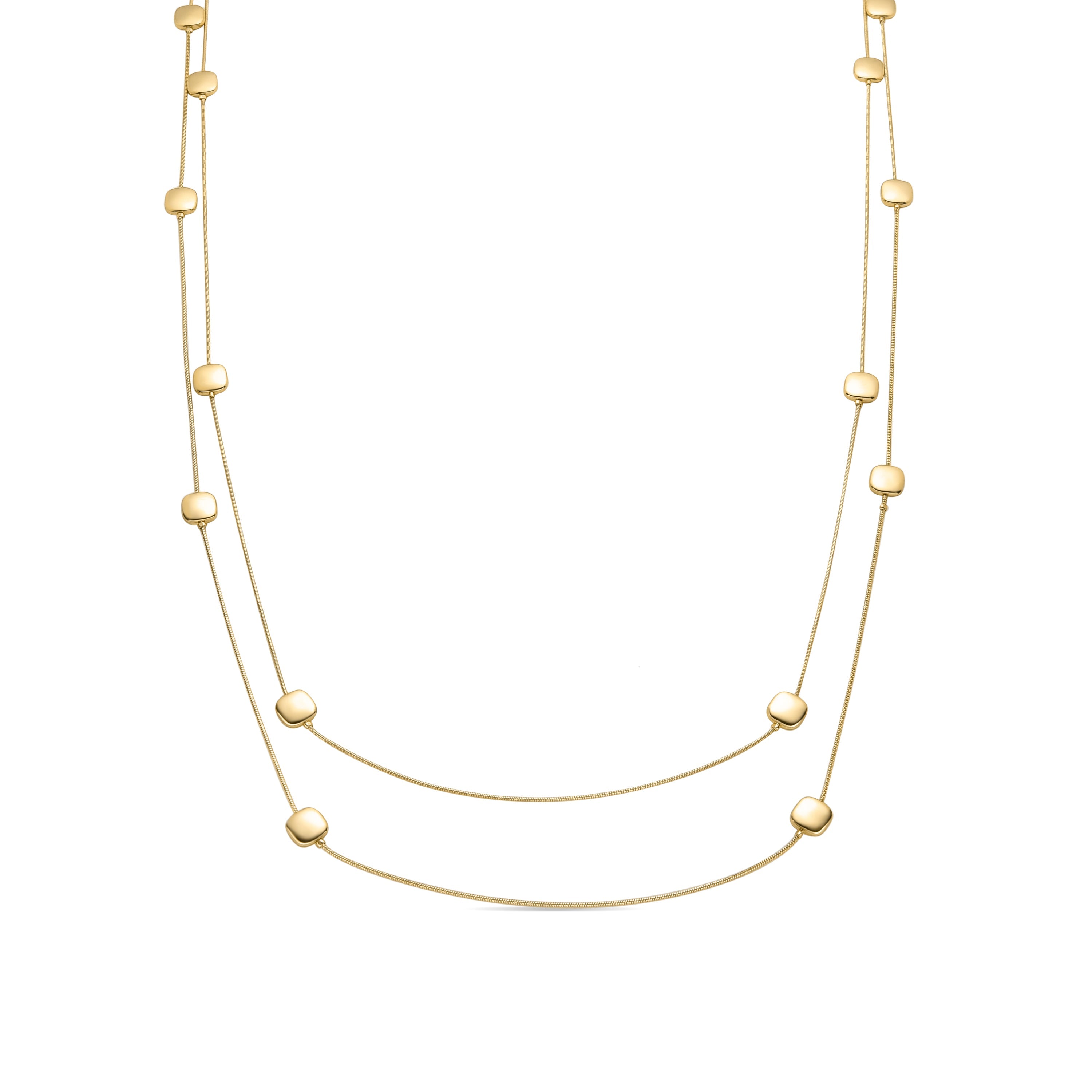 Collana di Perle Bianche finitura in oro giallo 18K - Tislain