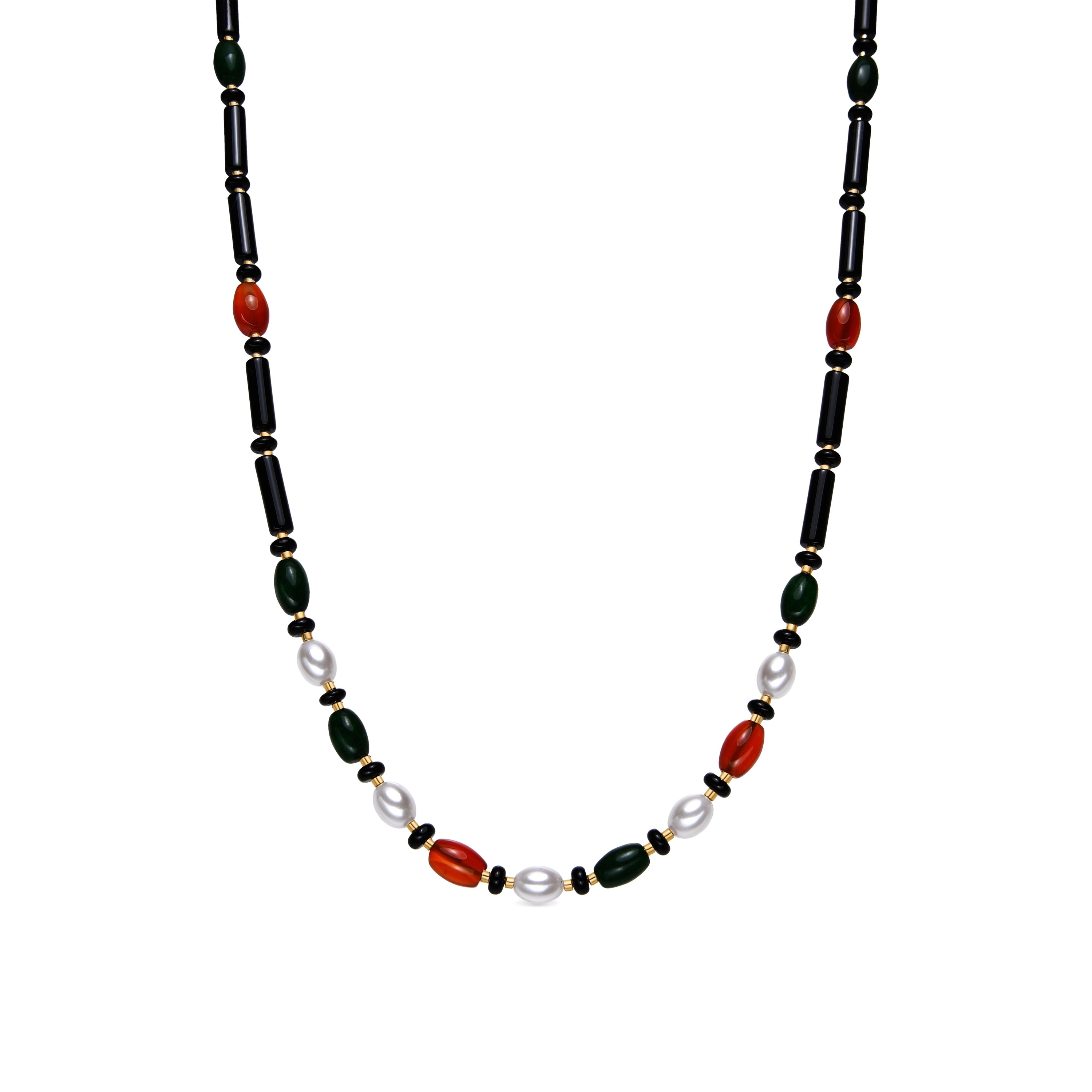 Collana con Onice finitura oro 18k - Coepil