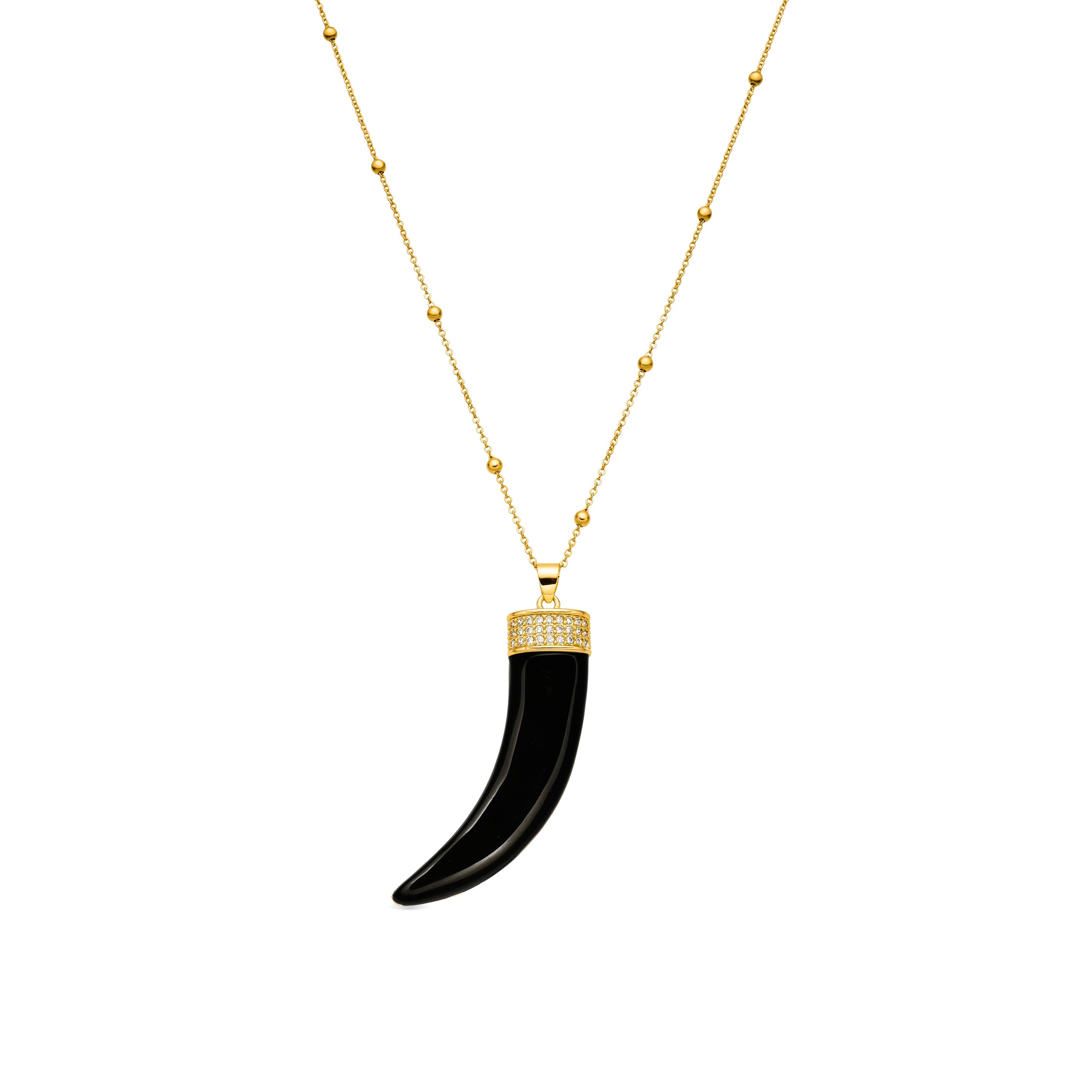 Silver finish collar and Black Lacquer - Arhew