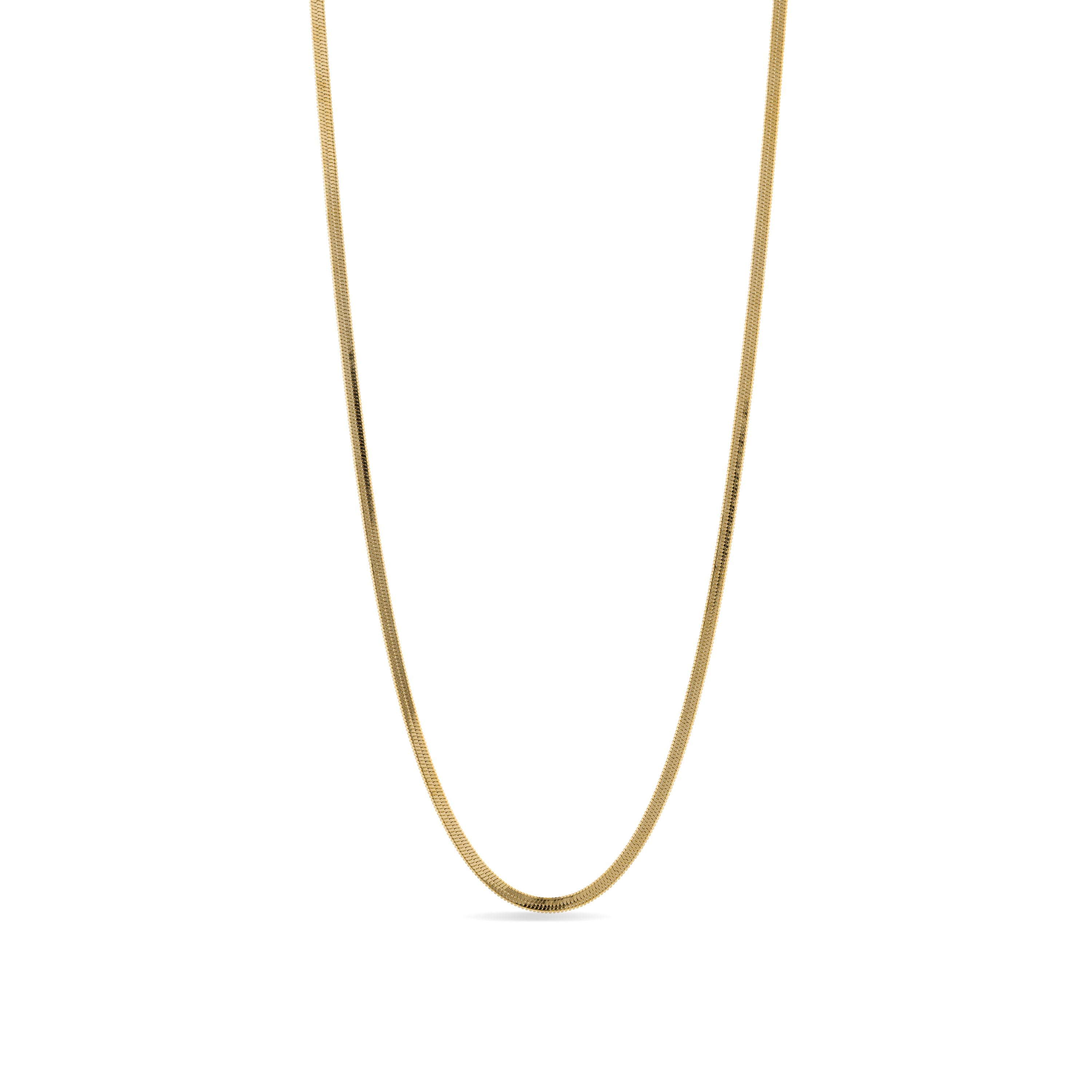18K yellow gold finished collar - Hiu
