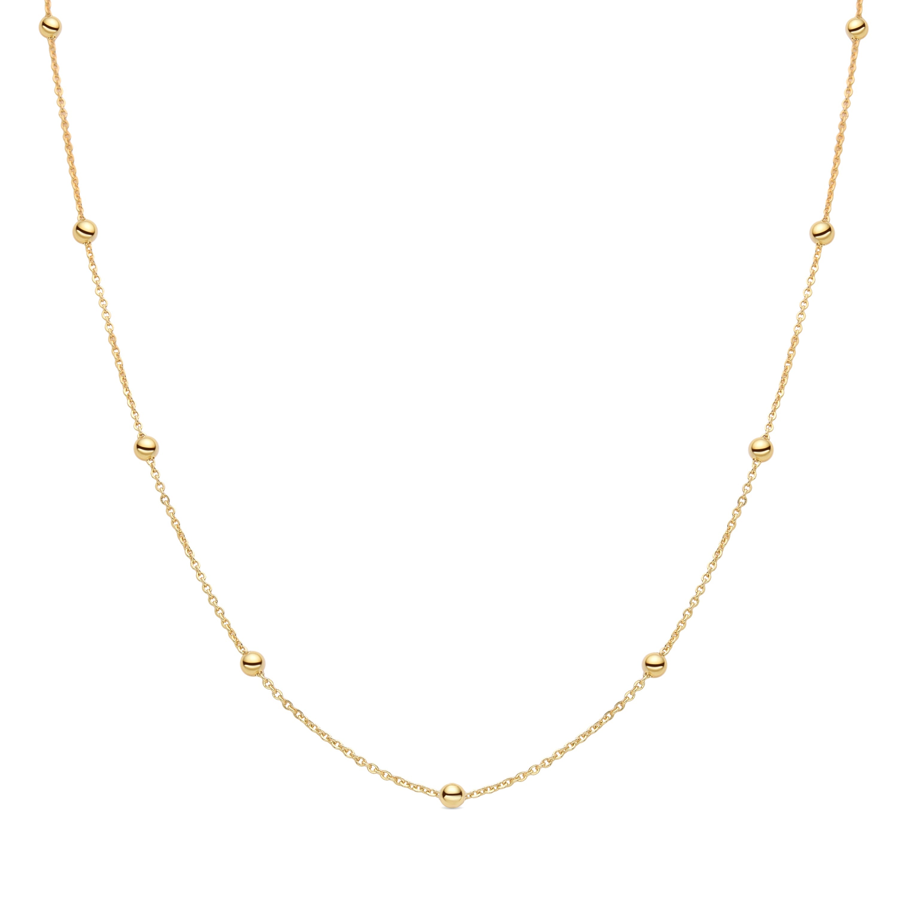 18K yellow gold finished collar - Liydat