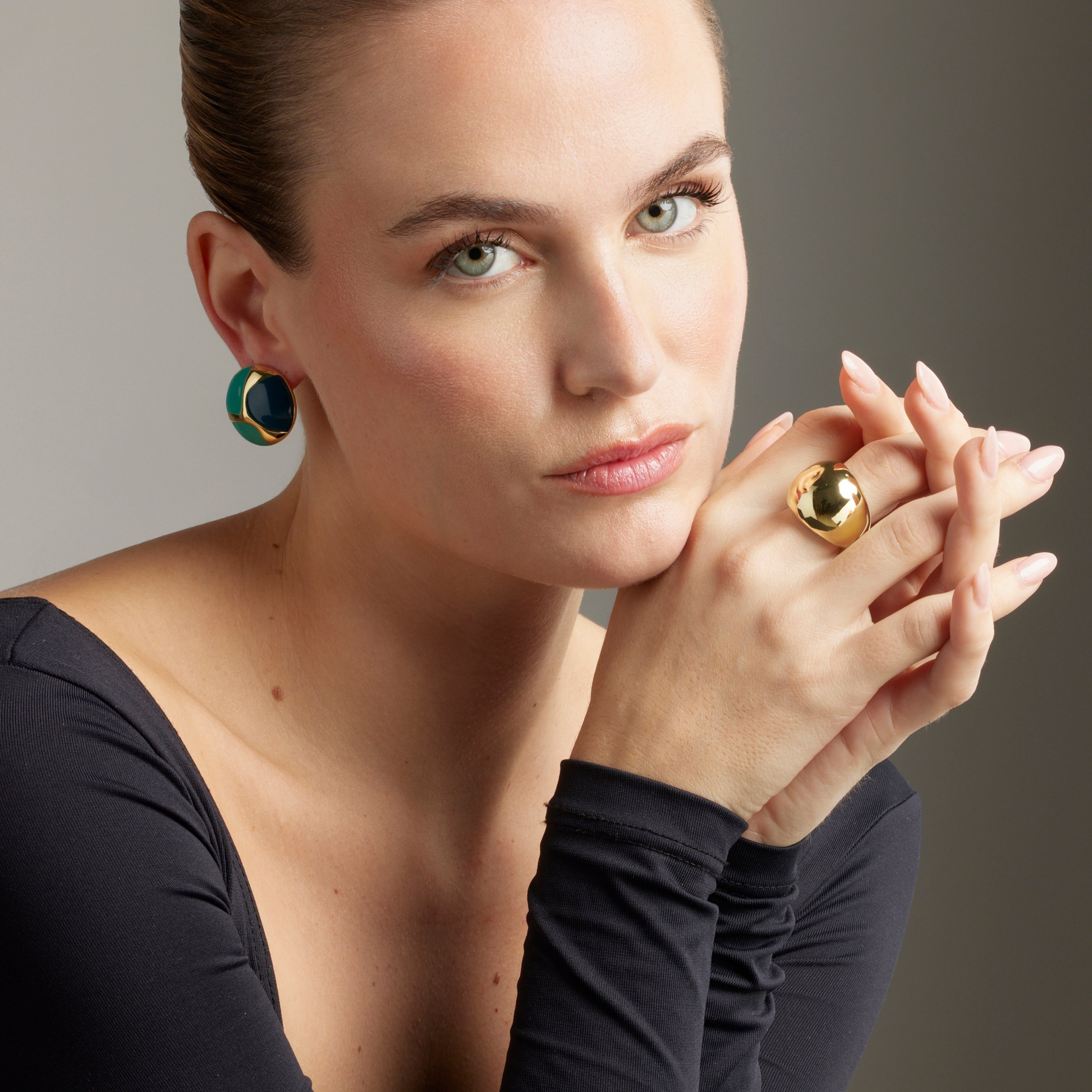 Bague en or jaune 18K - Eharbel
