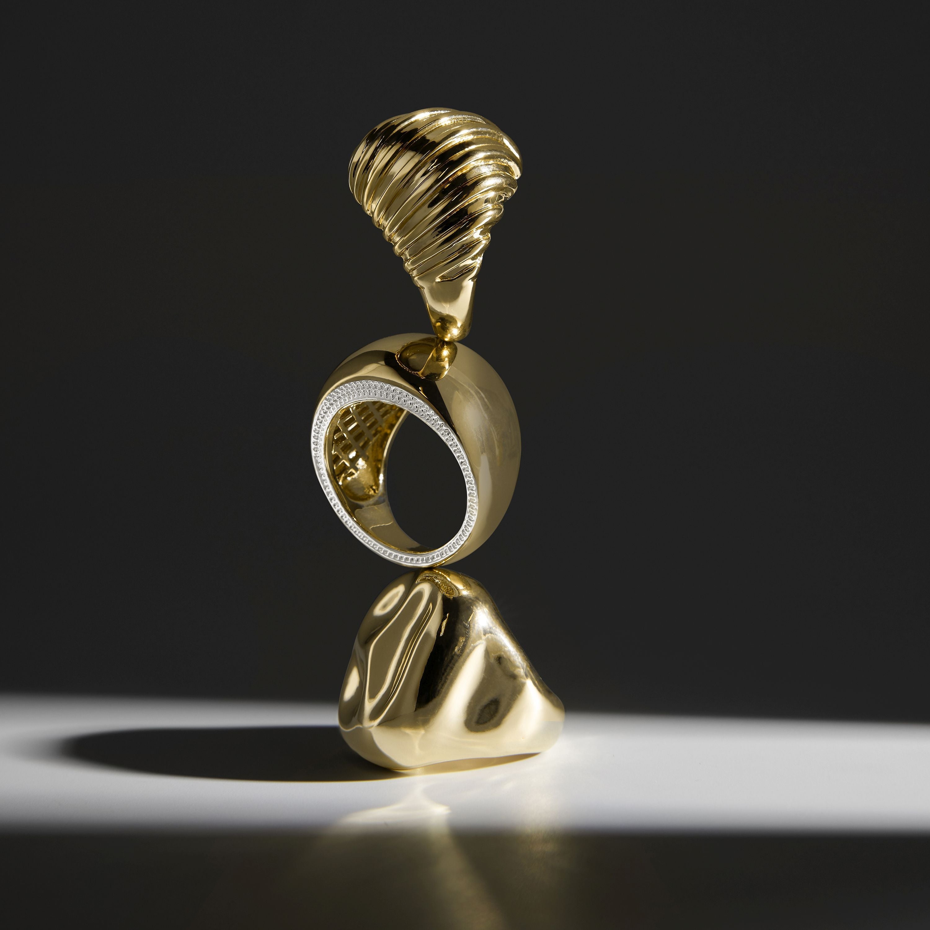 Bague en or jaune 18K - Eharbel
