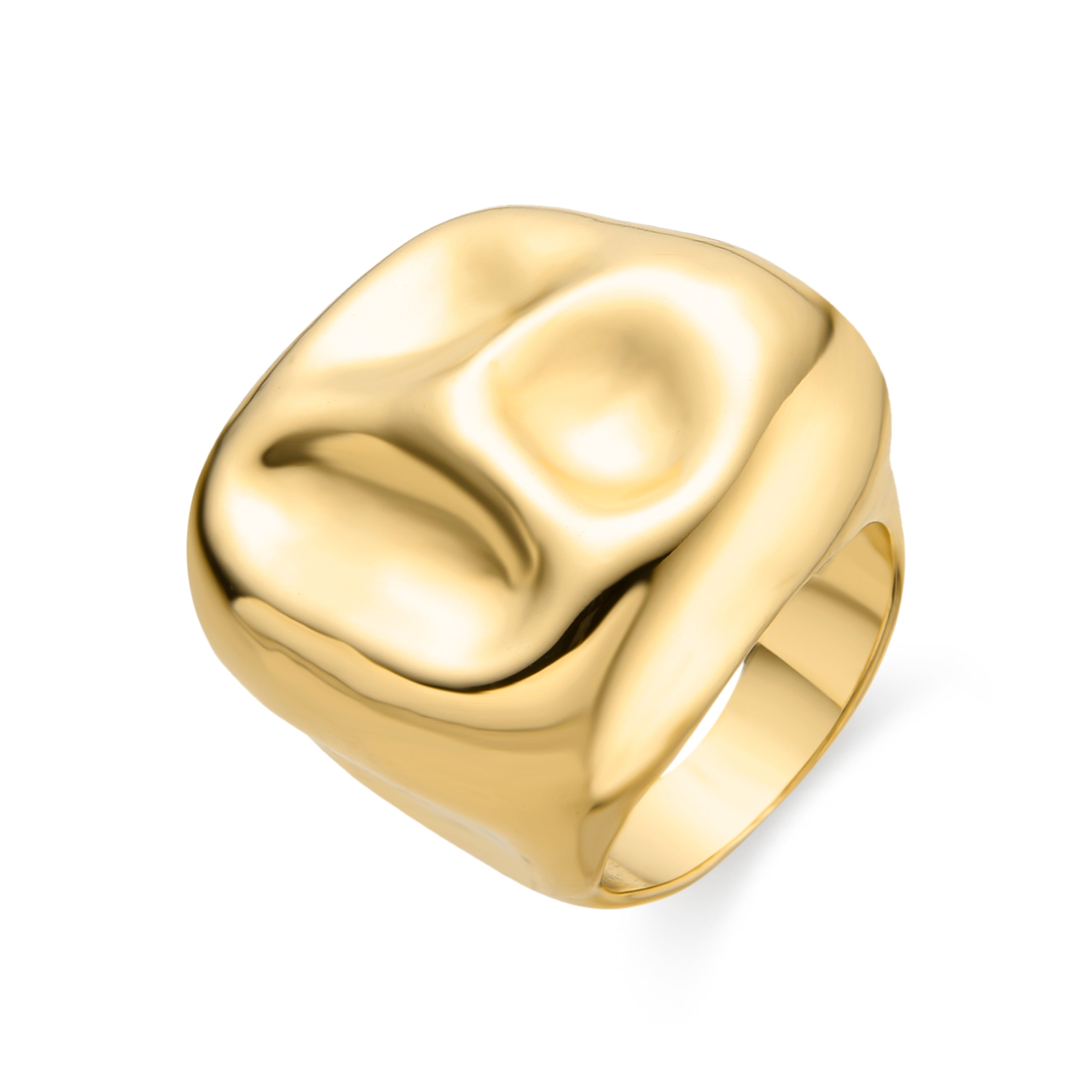 Bague en or jaune 18K - Fioak