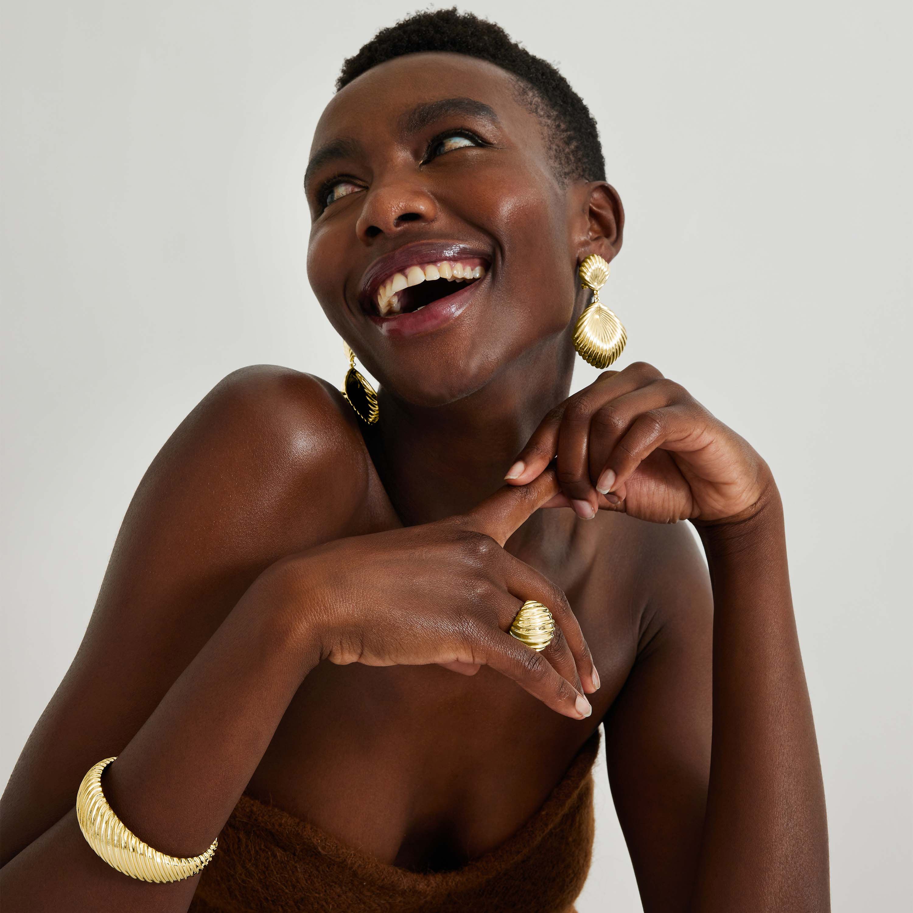 Bague en or jaune 18K - Kaizal