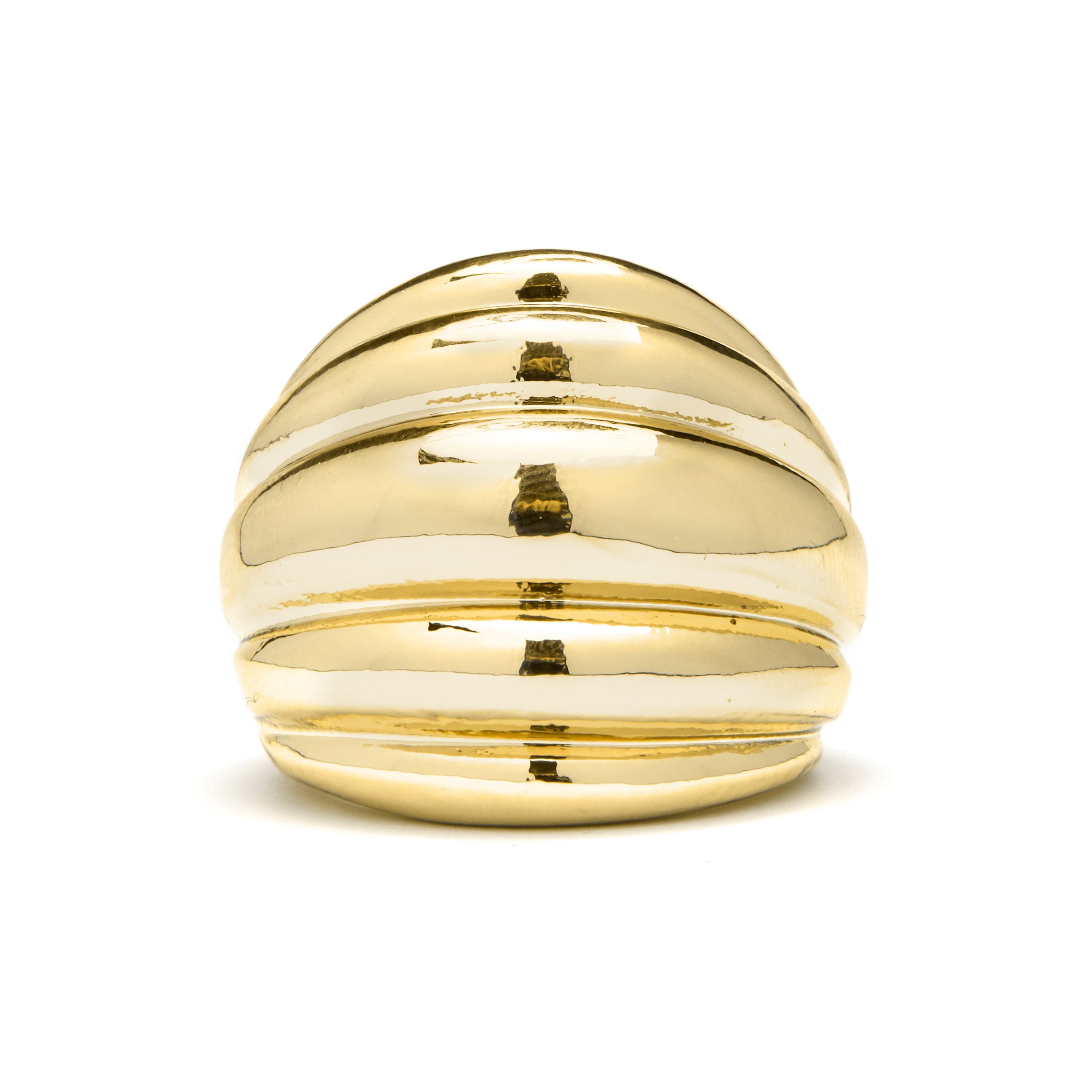 Ring afgewerkt in 18K geelgoud - Abalt