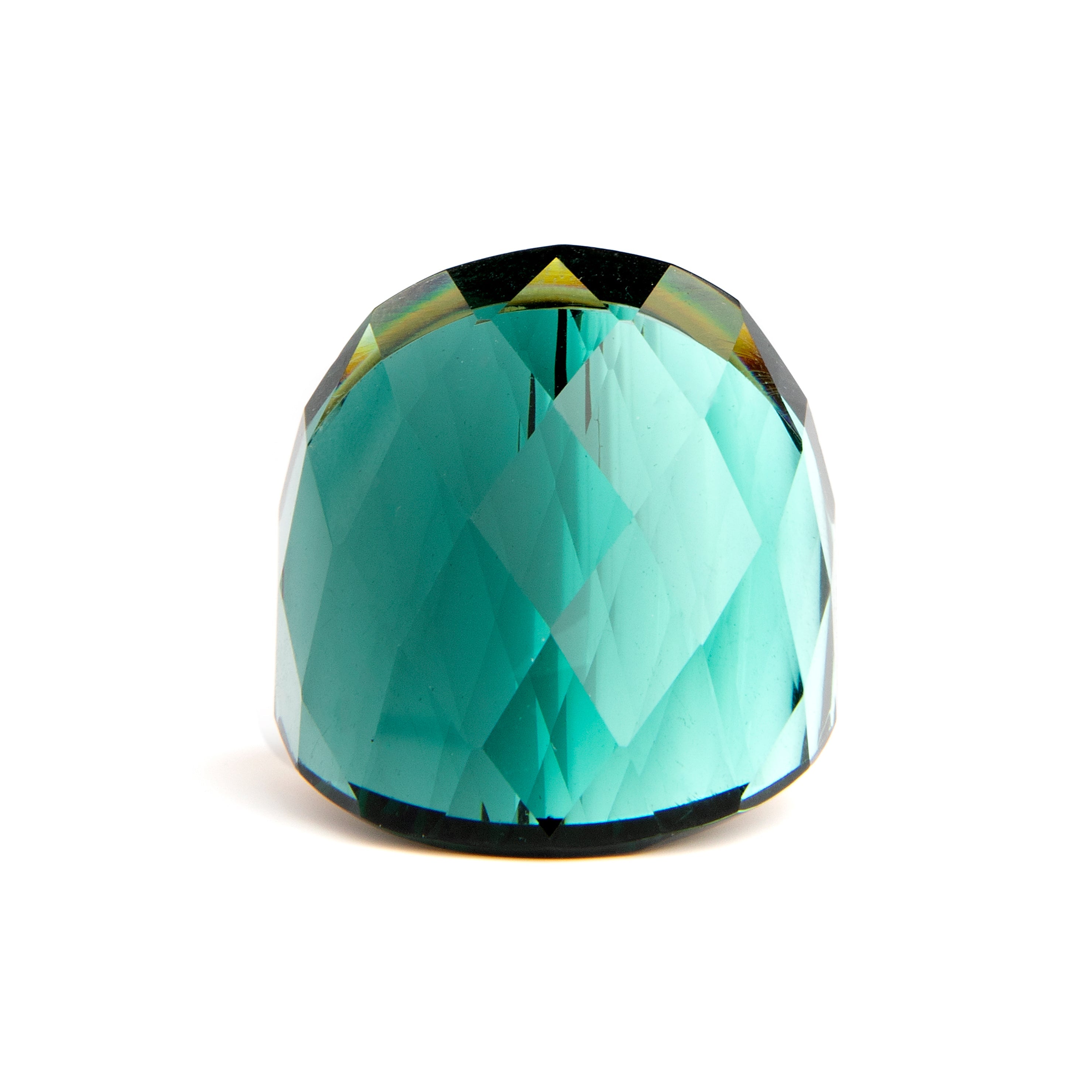 Ring mit hydrothermalem Quarz, Onyx, vergoldet mit 18K Gelbgold - Tak