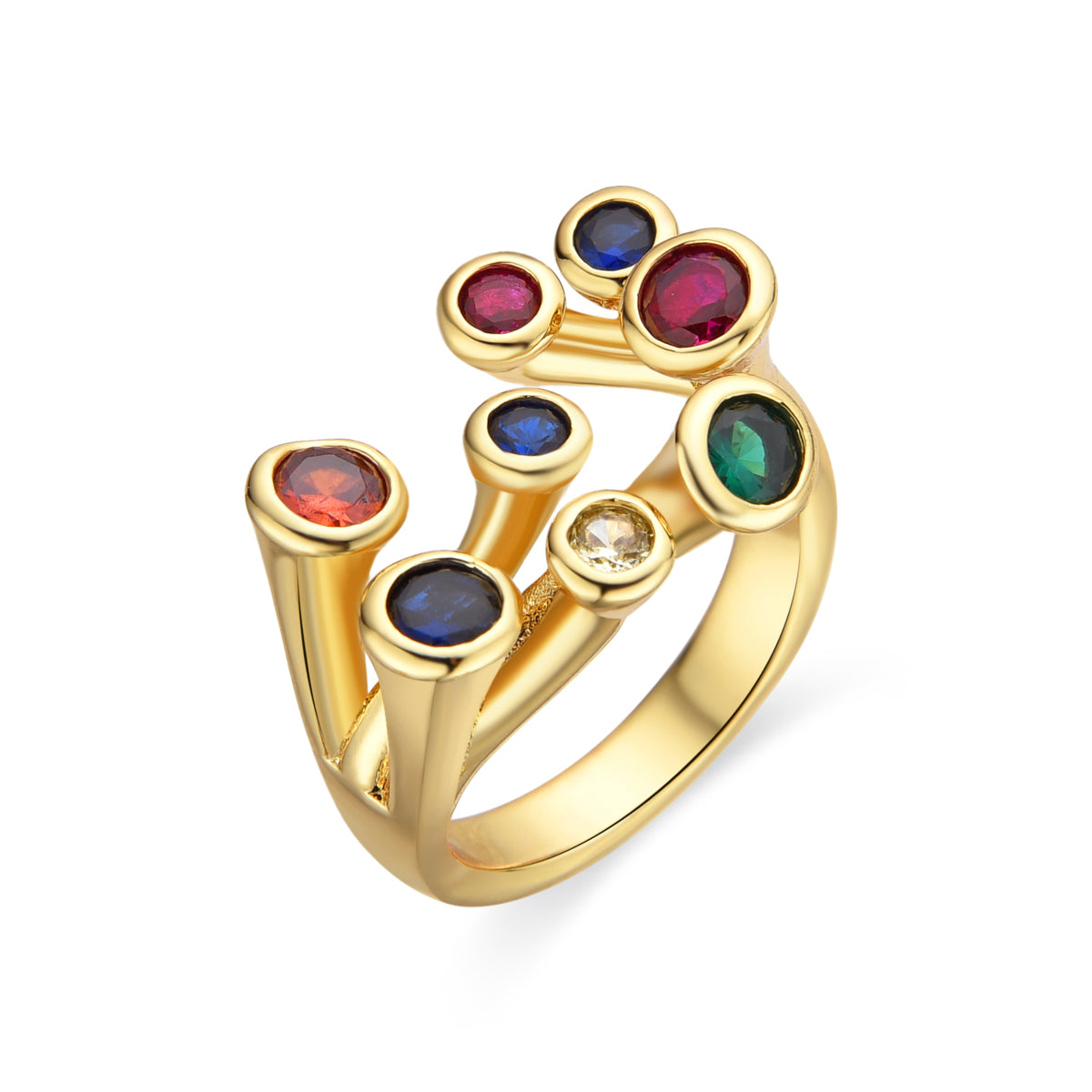 Bague avec laquage noir finition or 18k - Yter
