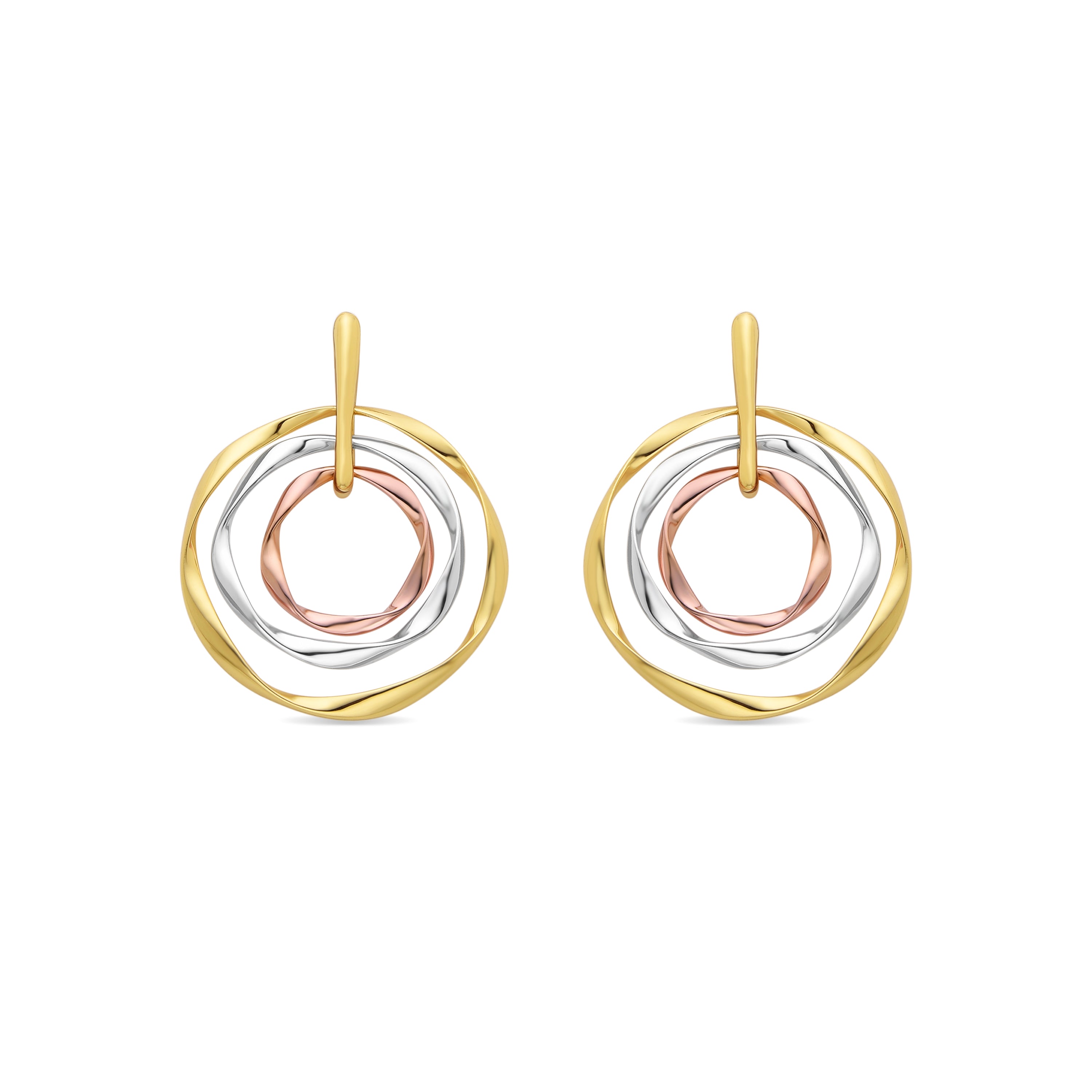 Orecchini finiti in oro giallo 18K - Ushdao