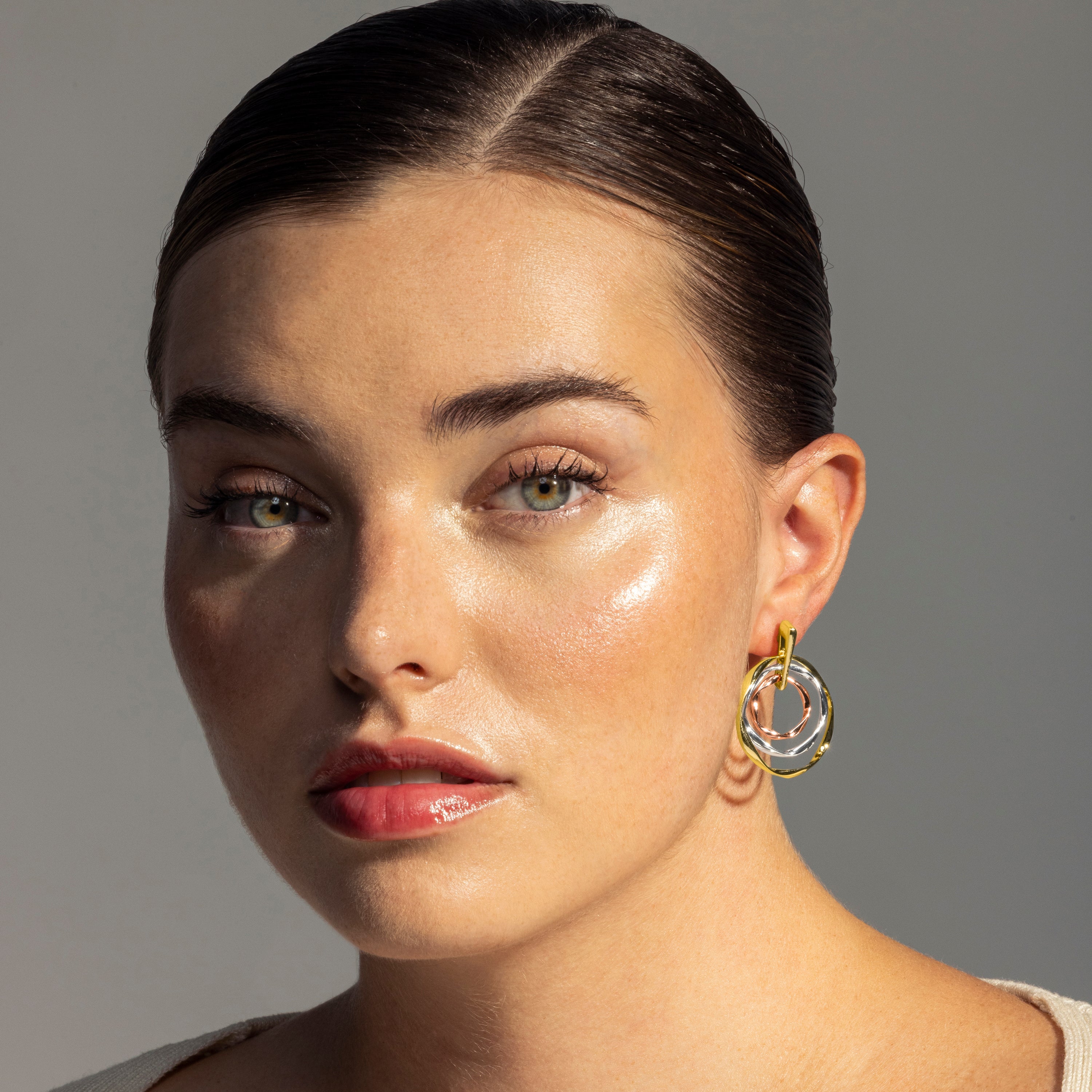 Orecchini finiti in oro giallo 18K - Ushdao