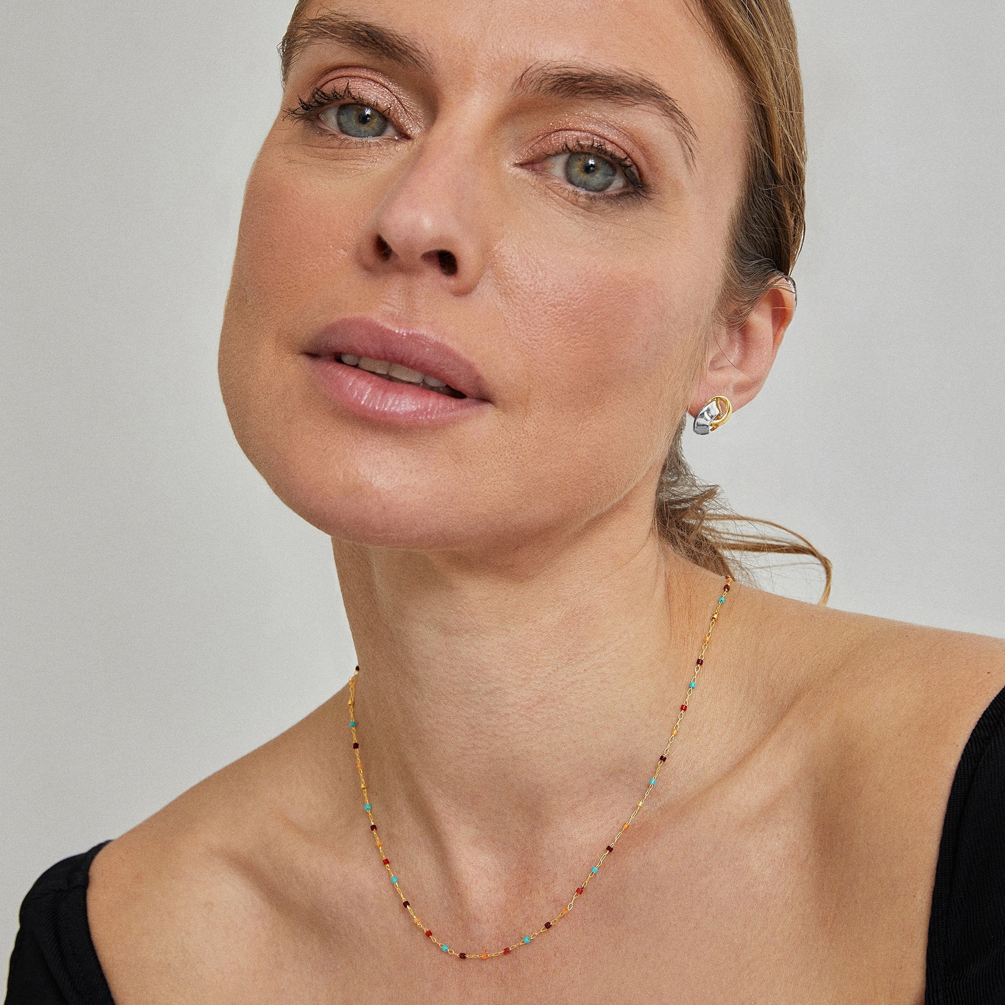 Pendientes acabados en oro amarillo 18K - Bocar