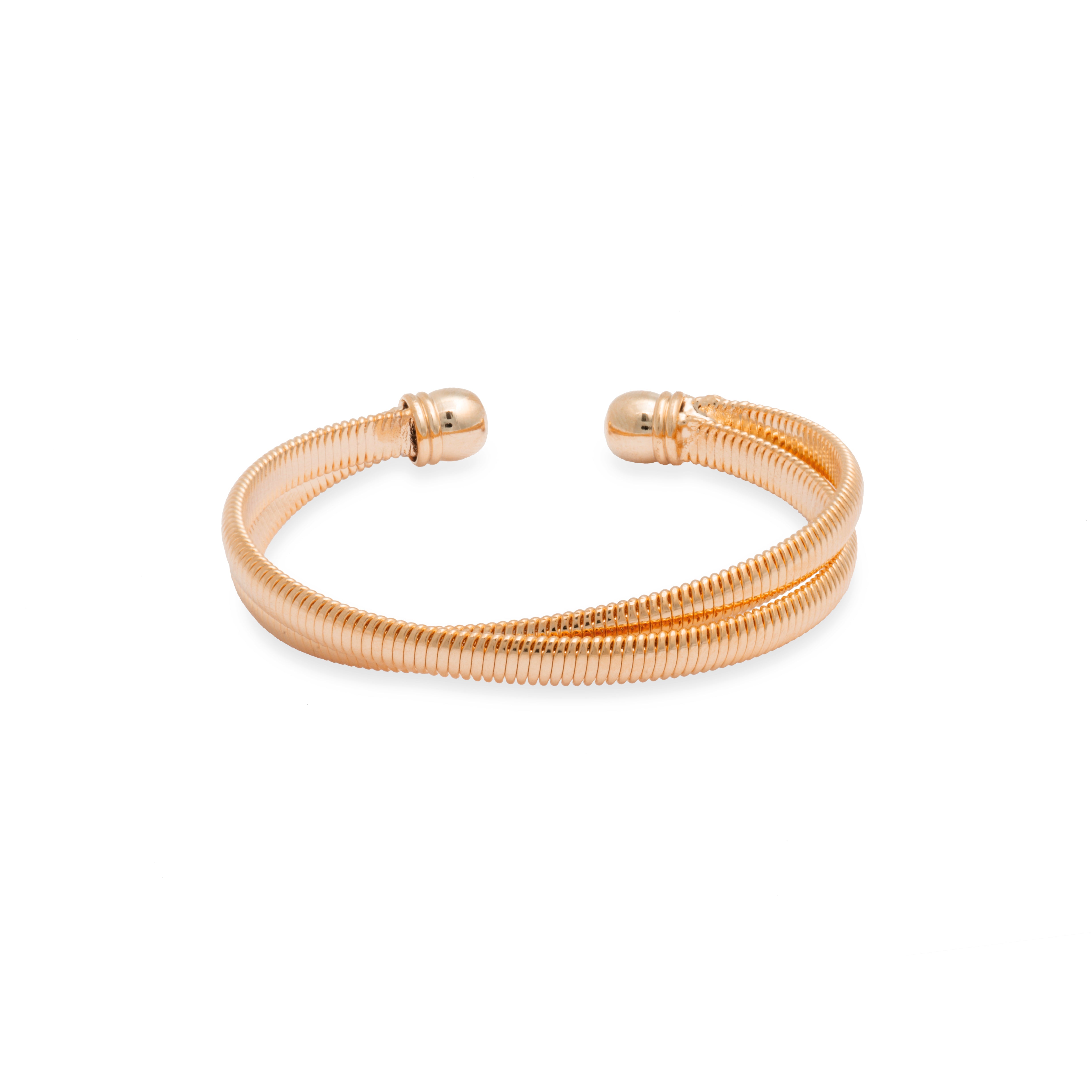 Pulsera acabada en oro rosa 18K - Torkun