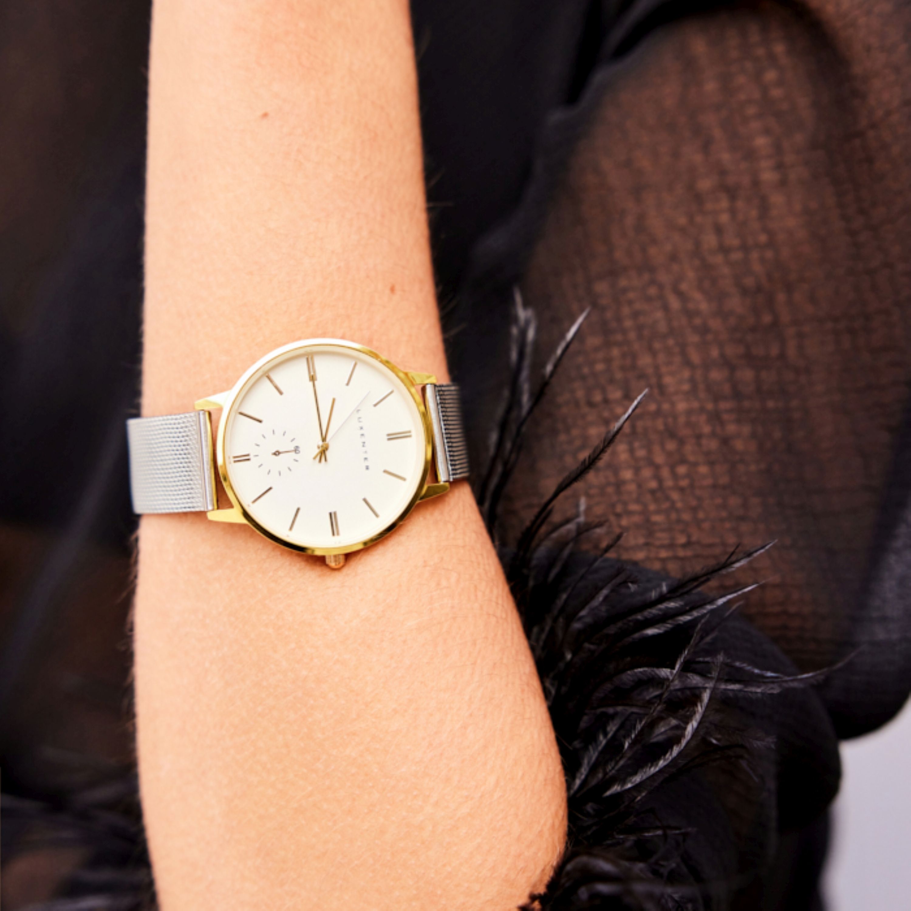 Reloj acabado en rodio - Nerak