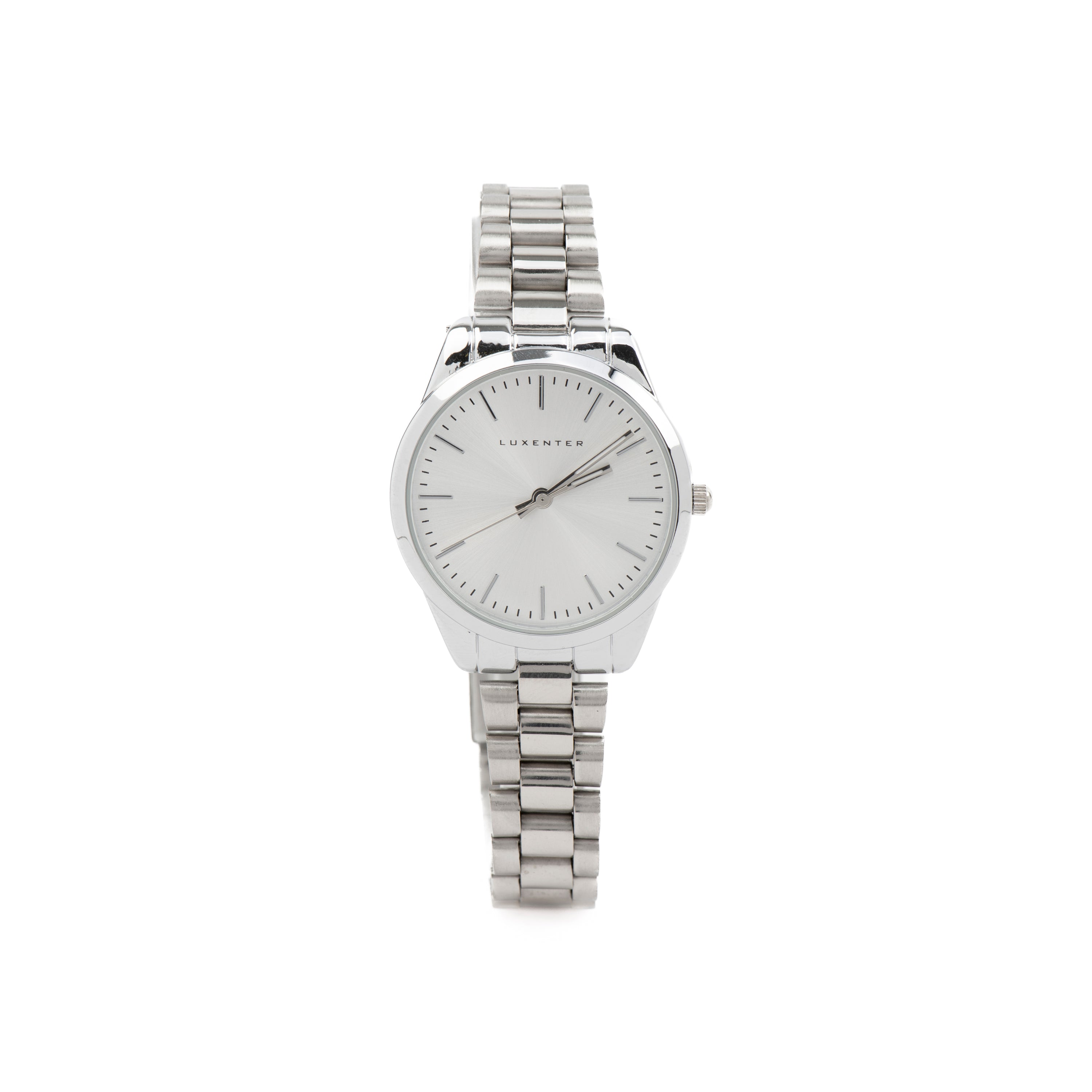 Reloj con Metalizado Blanco acabado plata - Verni