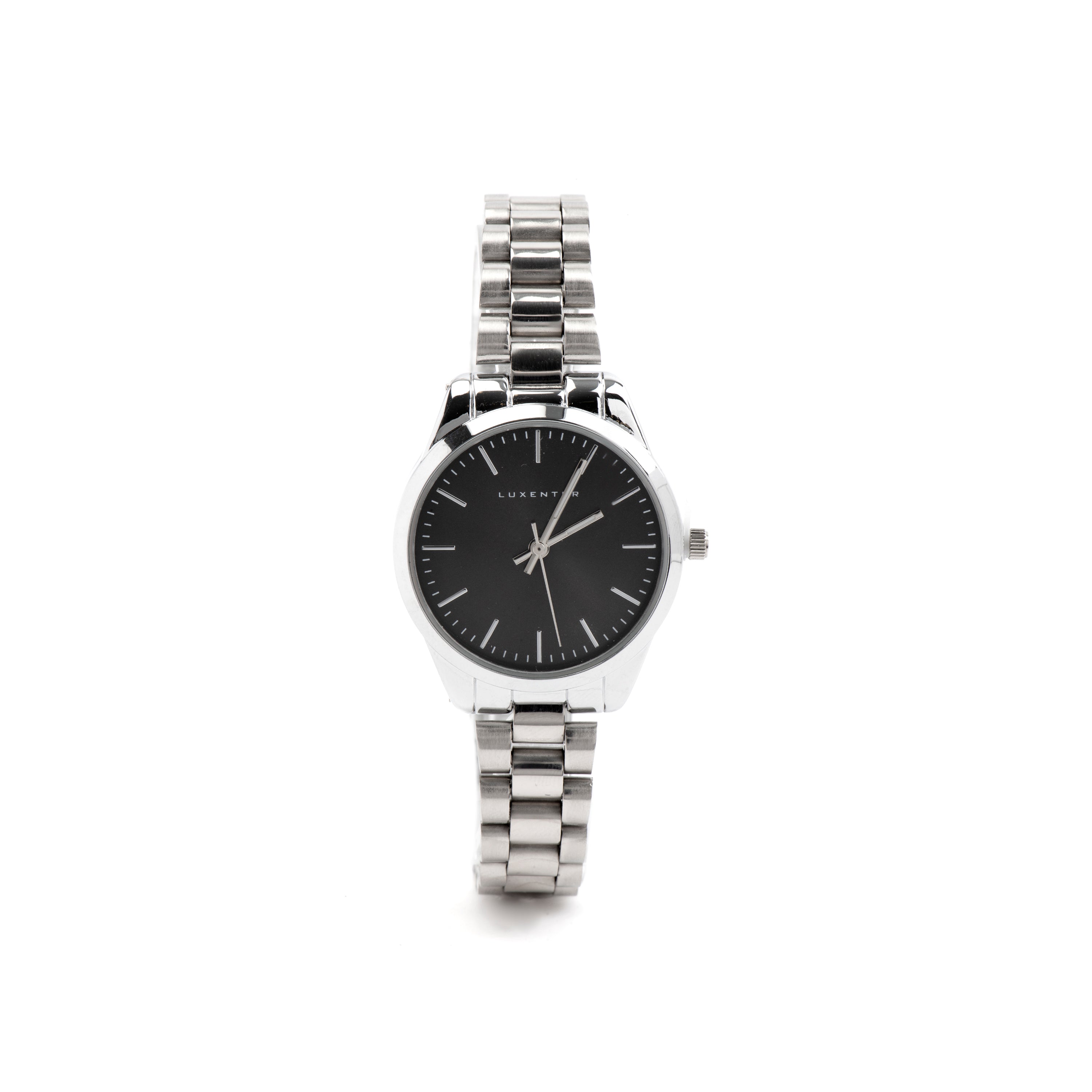 Reloj con Metalizado Negro acabado plata - Verni