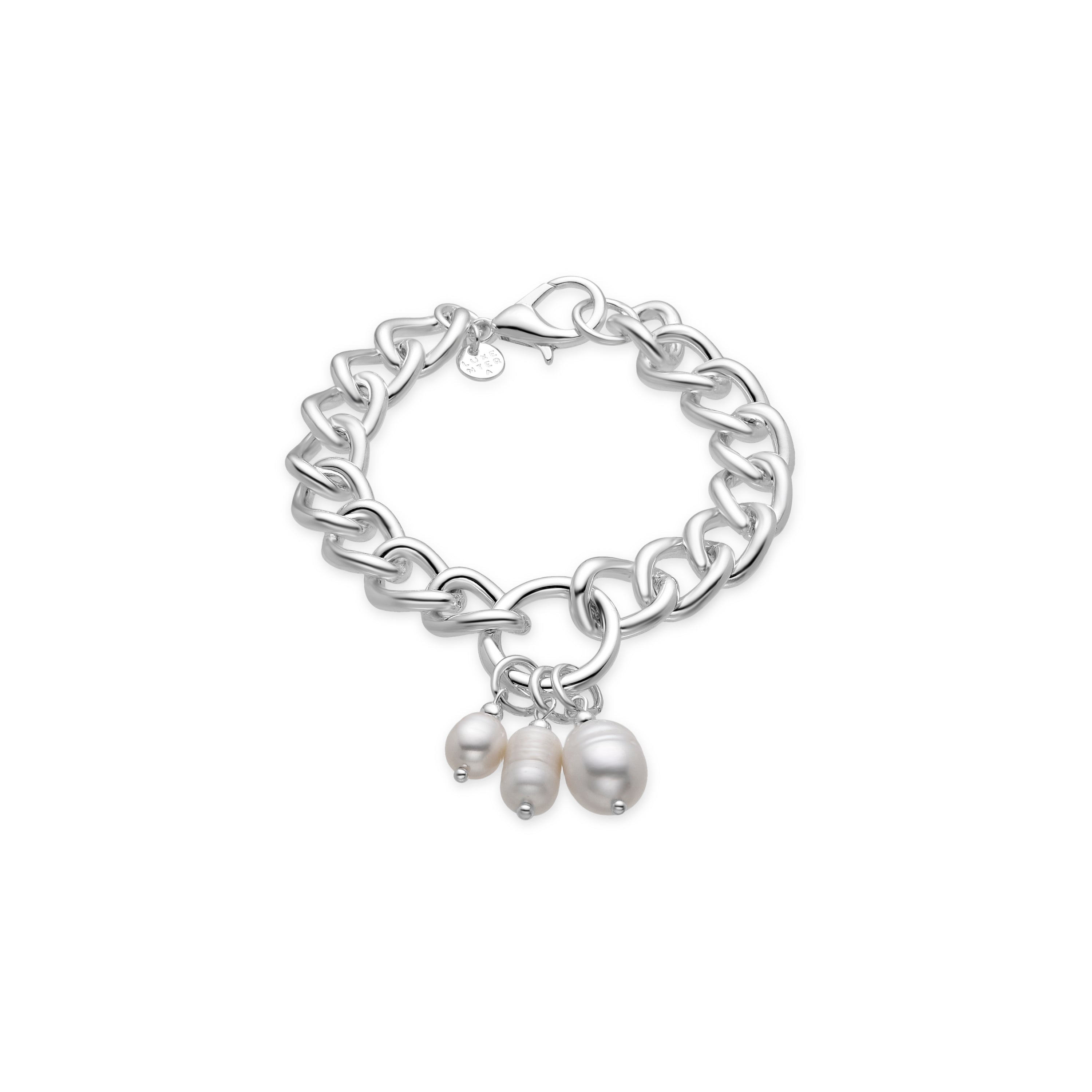 Pulsera acabada en rodio - Invak