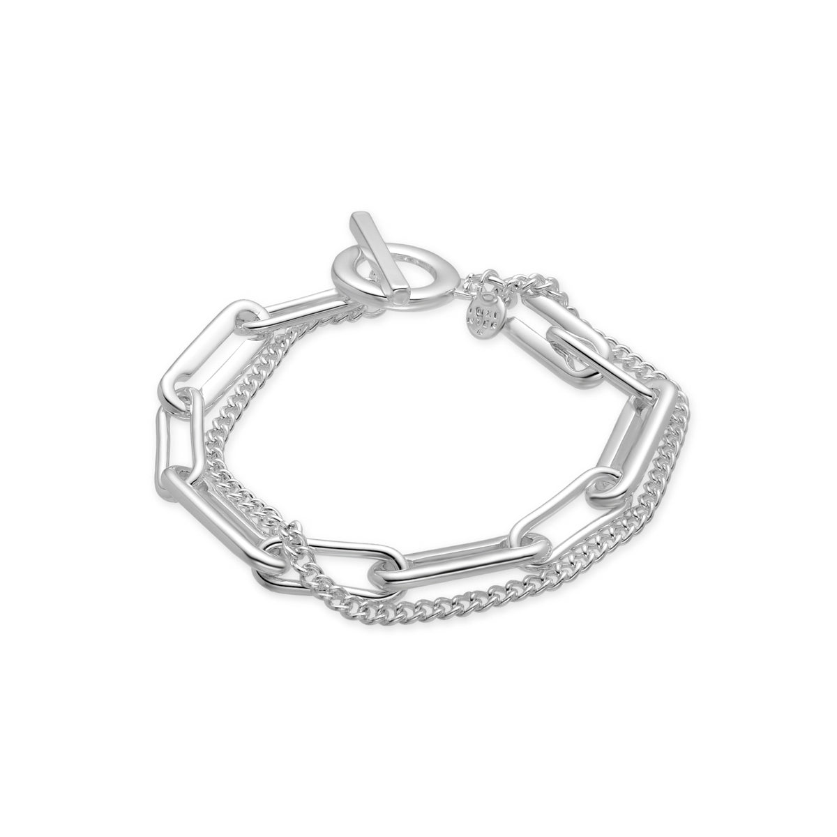 Pulsera acabada en rodio - Hizi