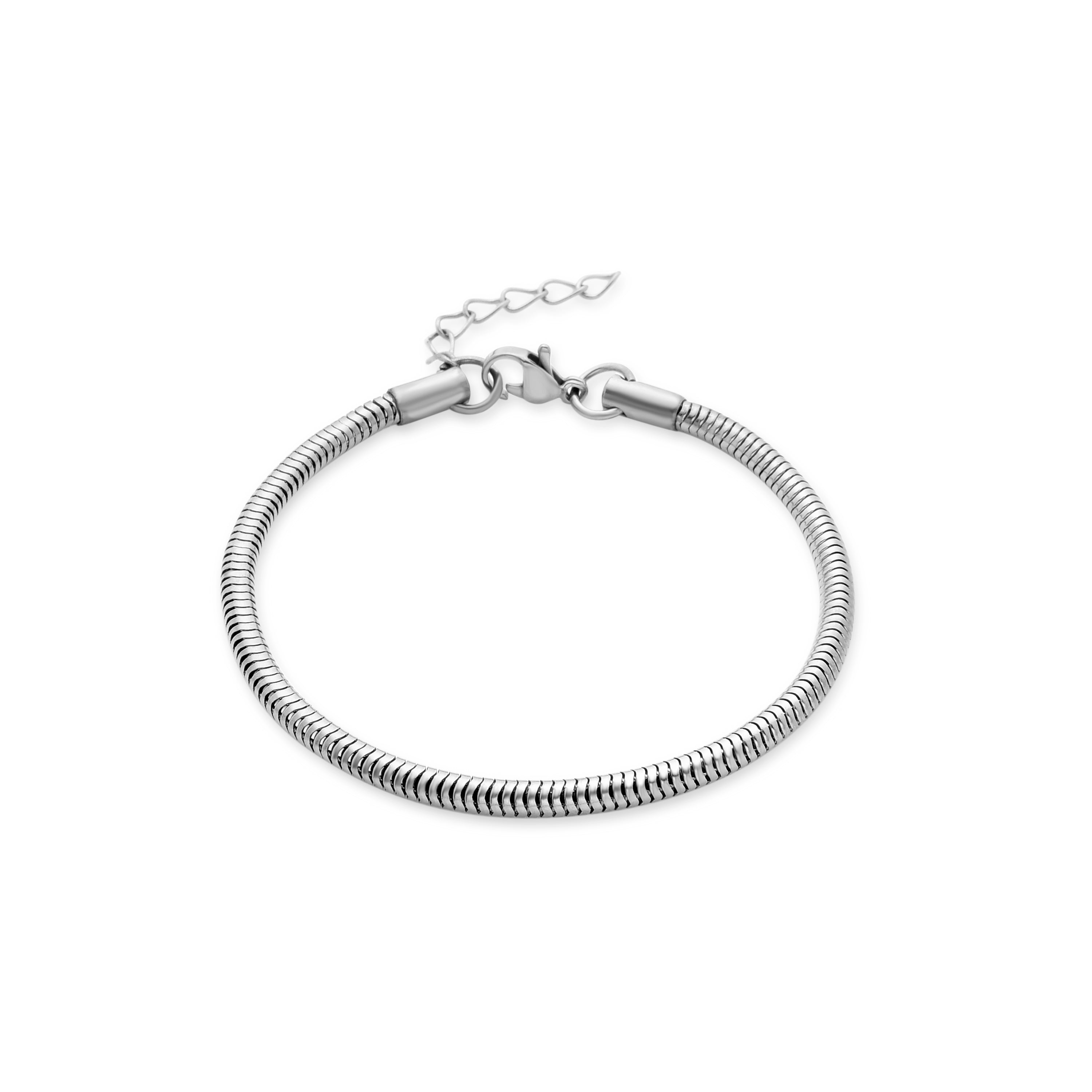 Pulsera acabada en rodio - Arkin