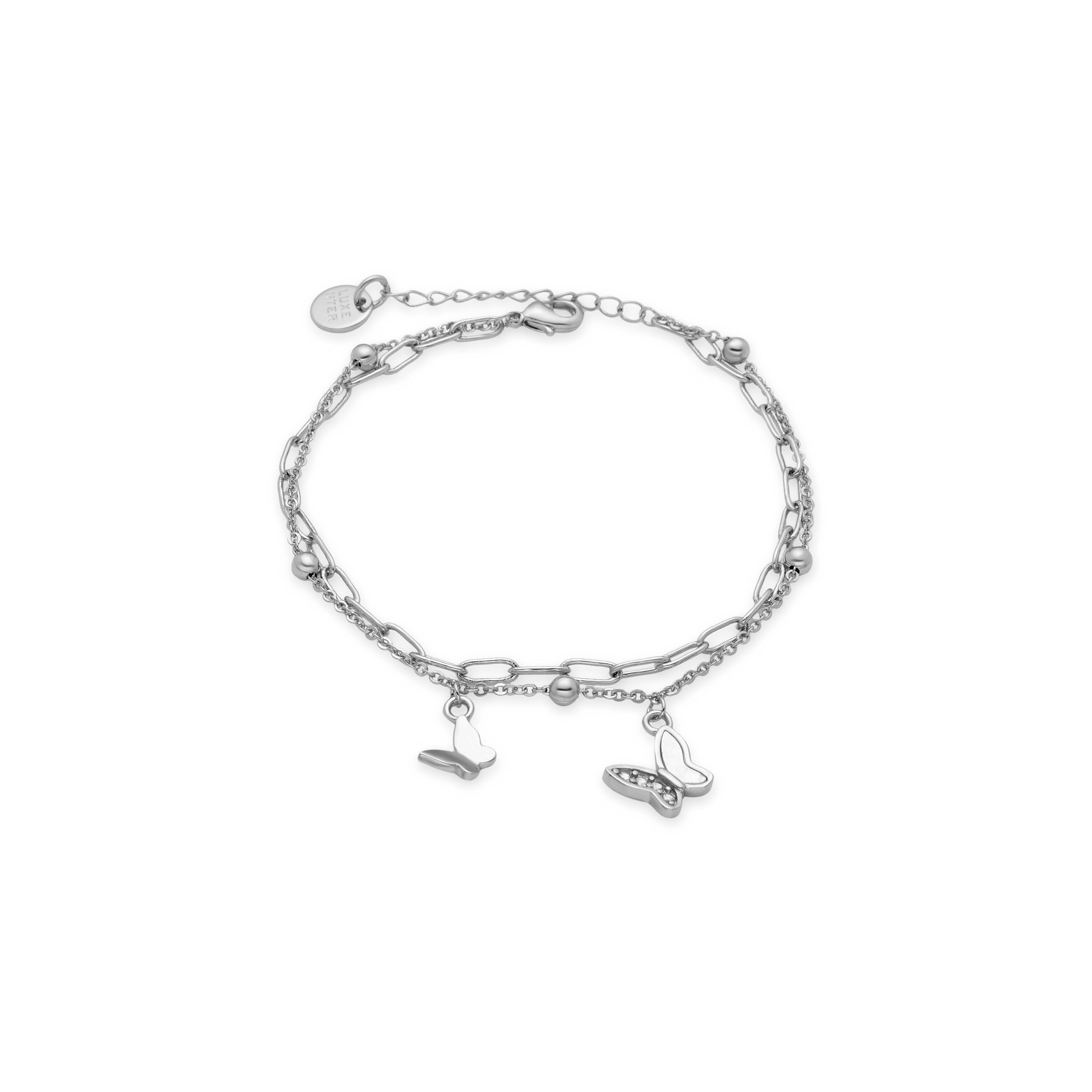 Brilliante Zirkonia-Armband mit Rhodium-Finish - Tiek