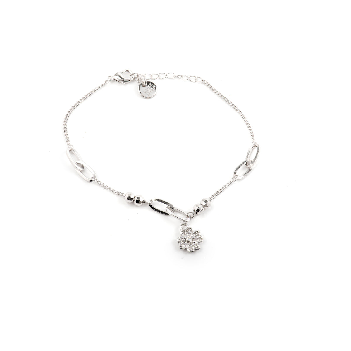Brilliante Zirkonia-Armband mit Rhodium-Finish - Wilya